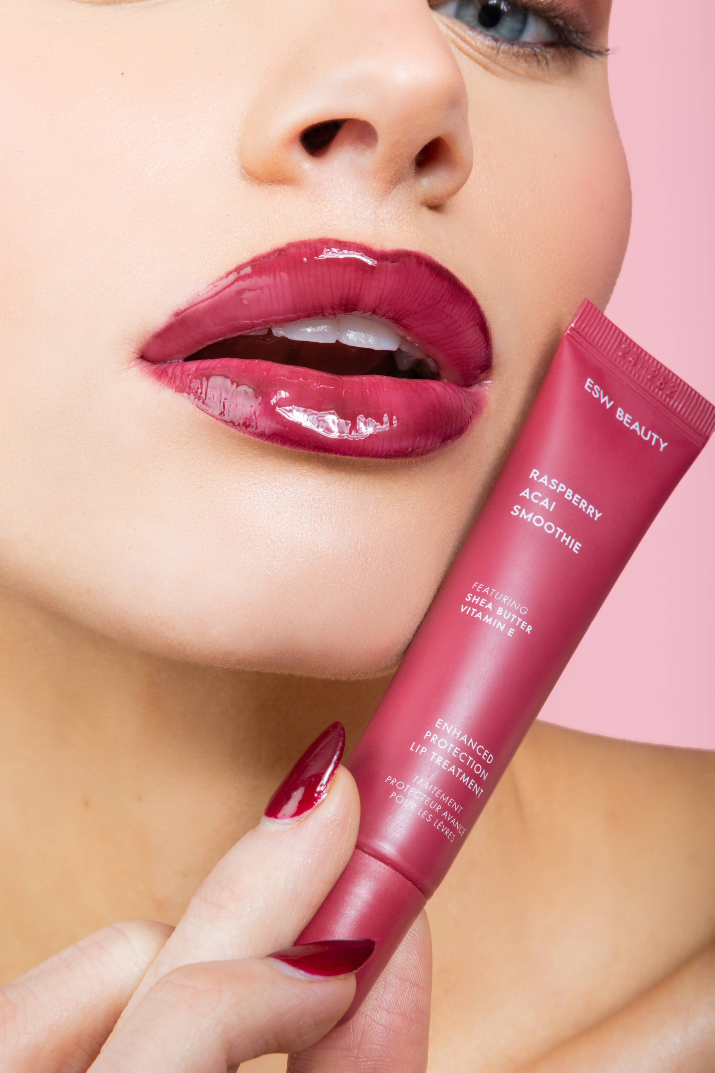 ESW BEAUTY - Raspberry Acai Smoothie Enhanced Protection Lip Treatment