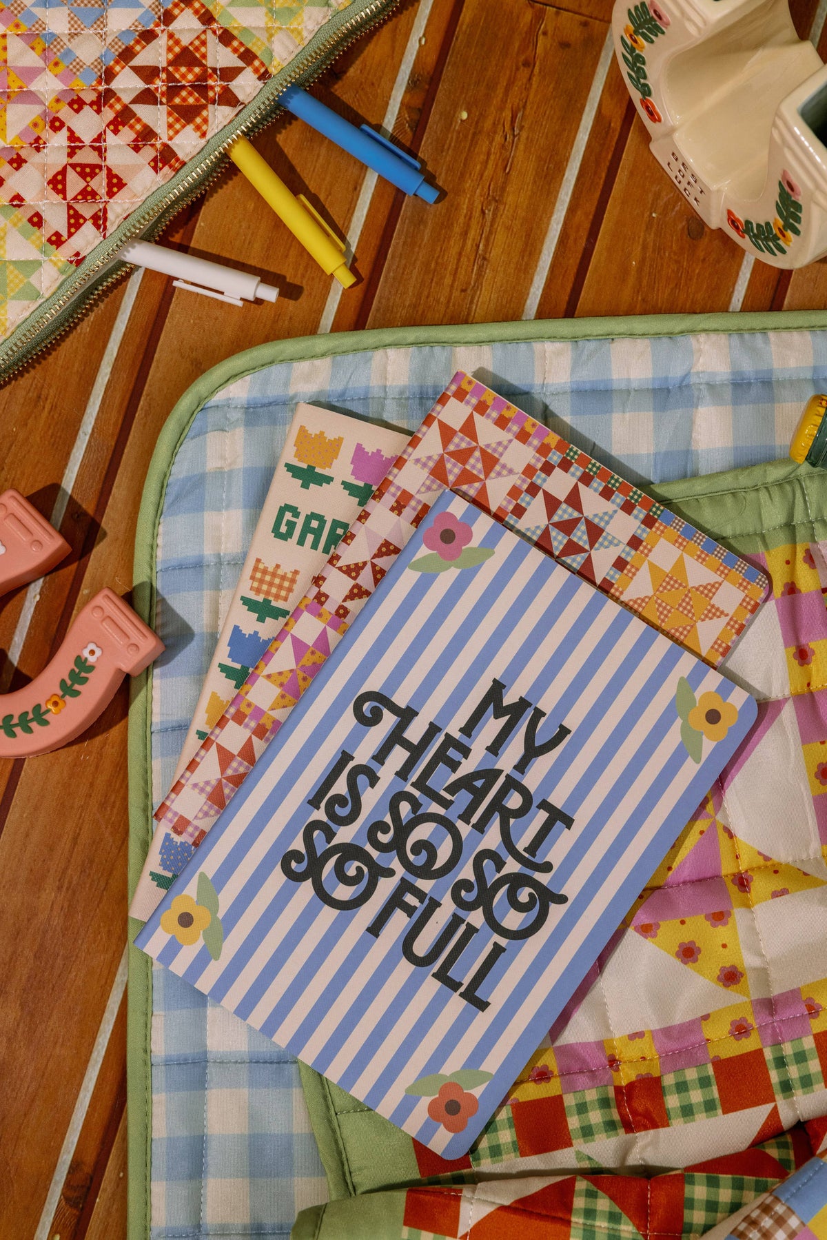 Rough Draft Notebook Set, My Heart is so Full