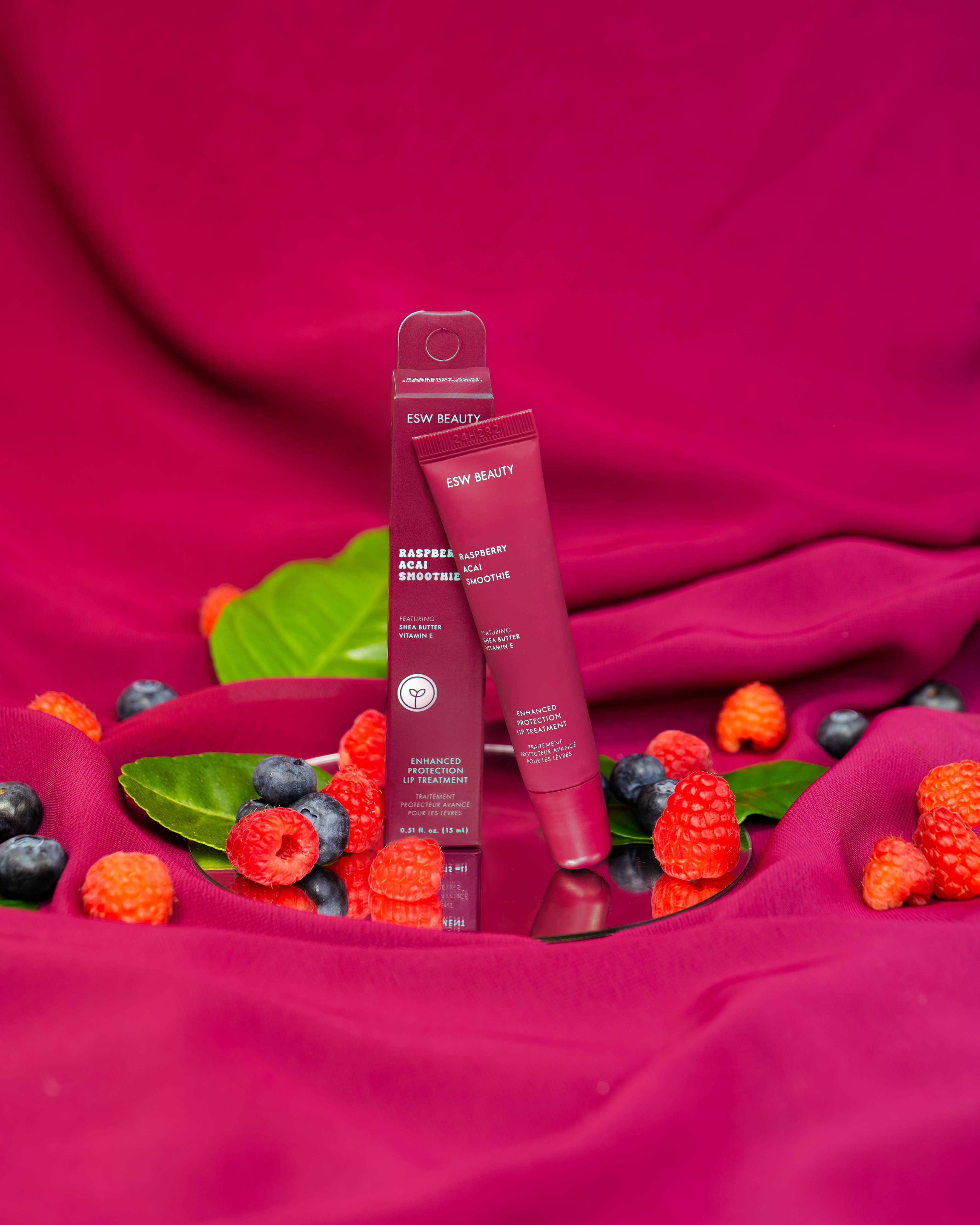 ESW BEAUTY - Raspberry Acai Smoothie Enhanced Protection Lip Treatment