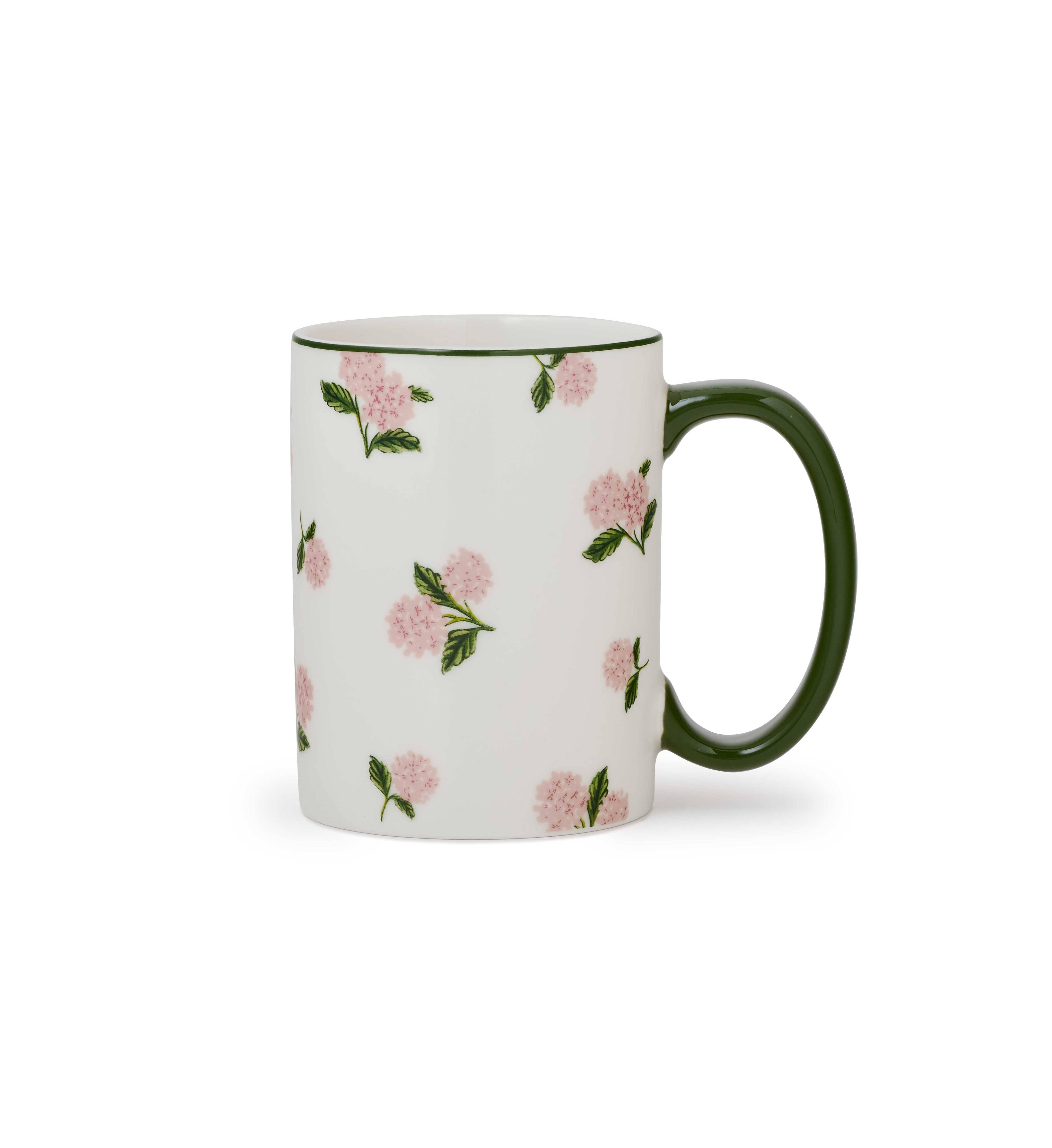 RIFLE PAPER CO - Pink Hydrangea Porcelain Mug