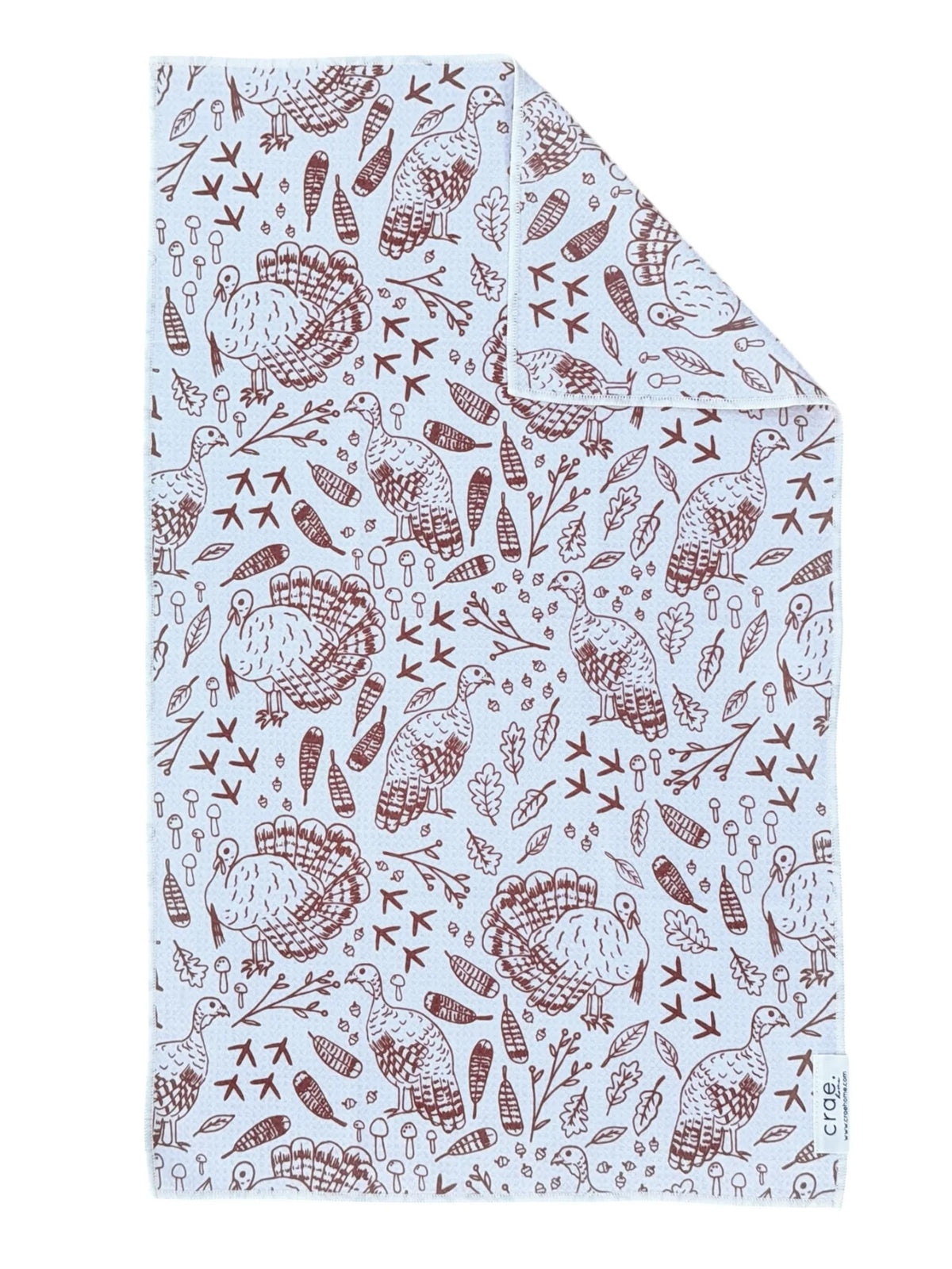 CRAE.HOME - Turkey Trot Double-Sided Hand Towel
