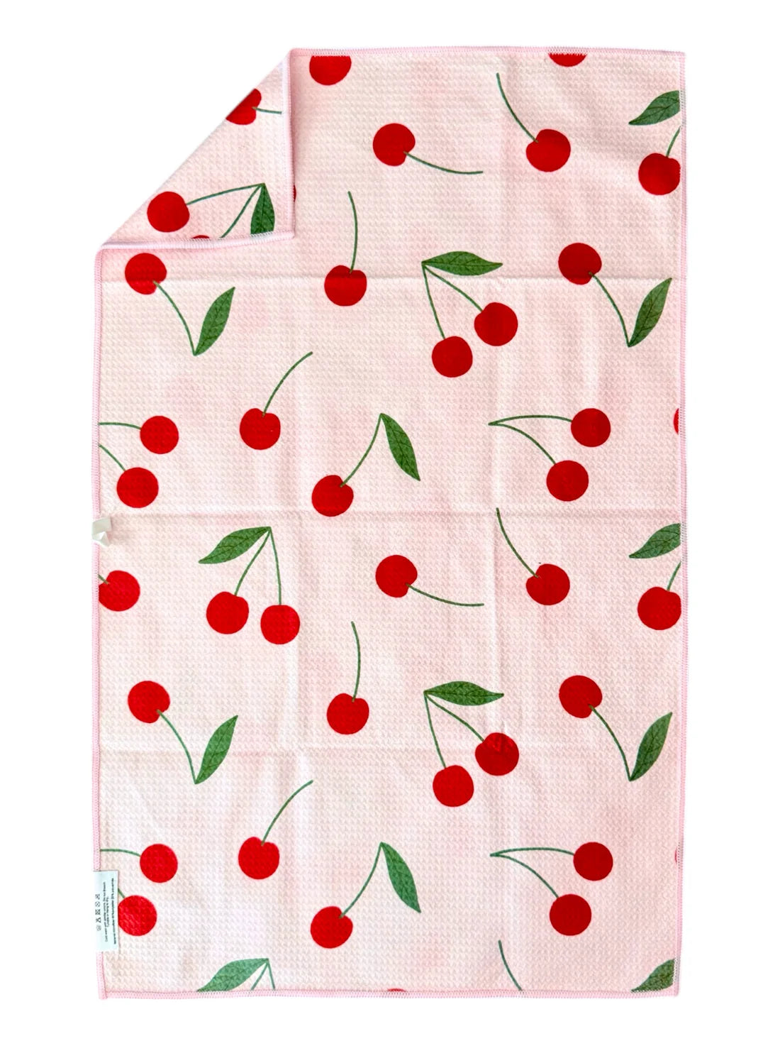 CRAE.HOME - Put A Cherry On It: Double-Sided Hand Towel