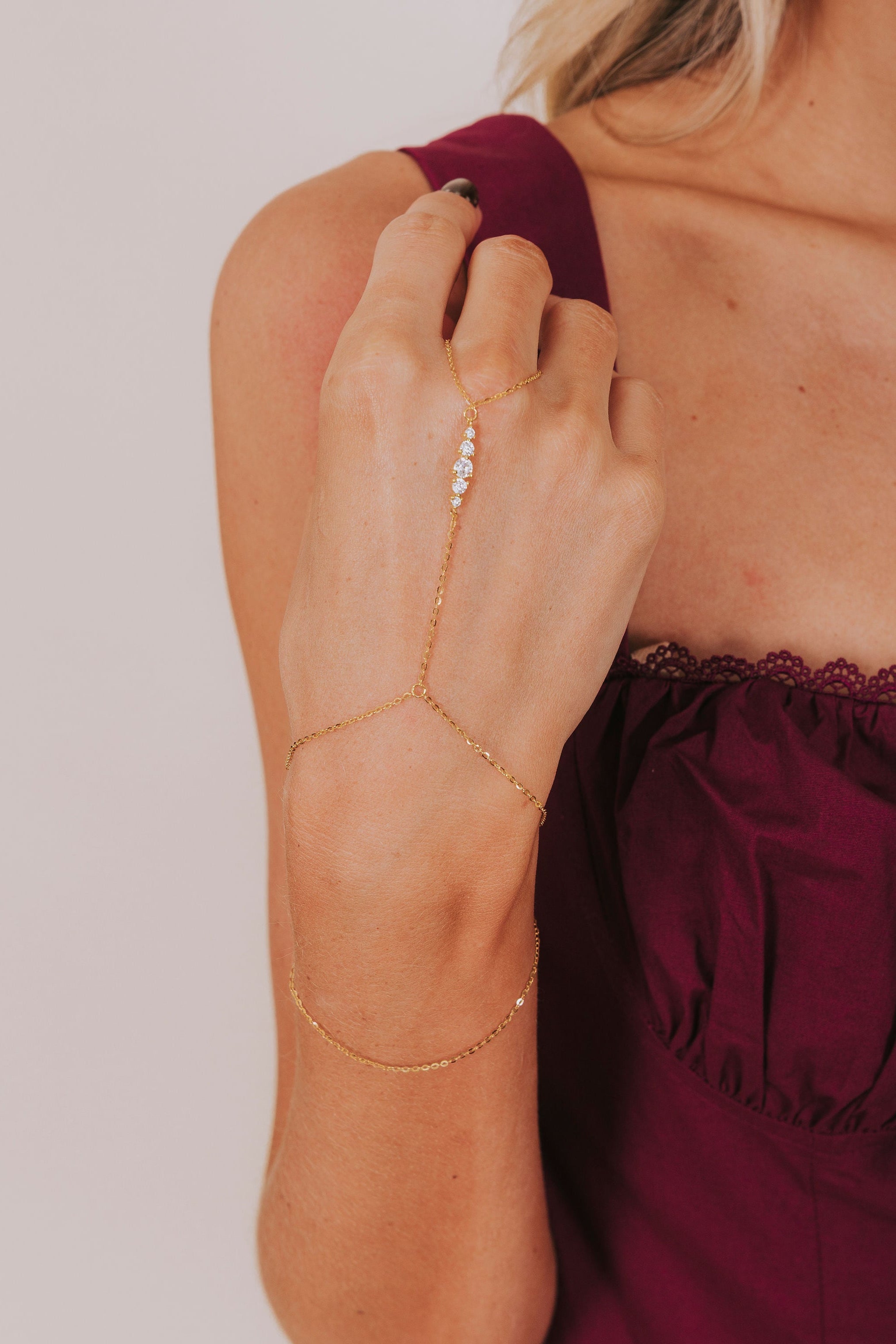 Double layered bracelet