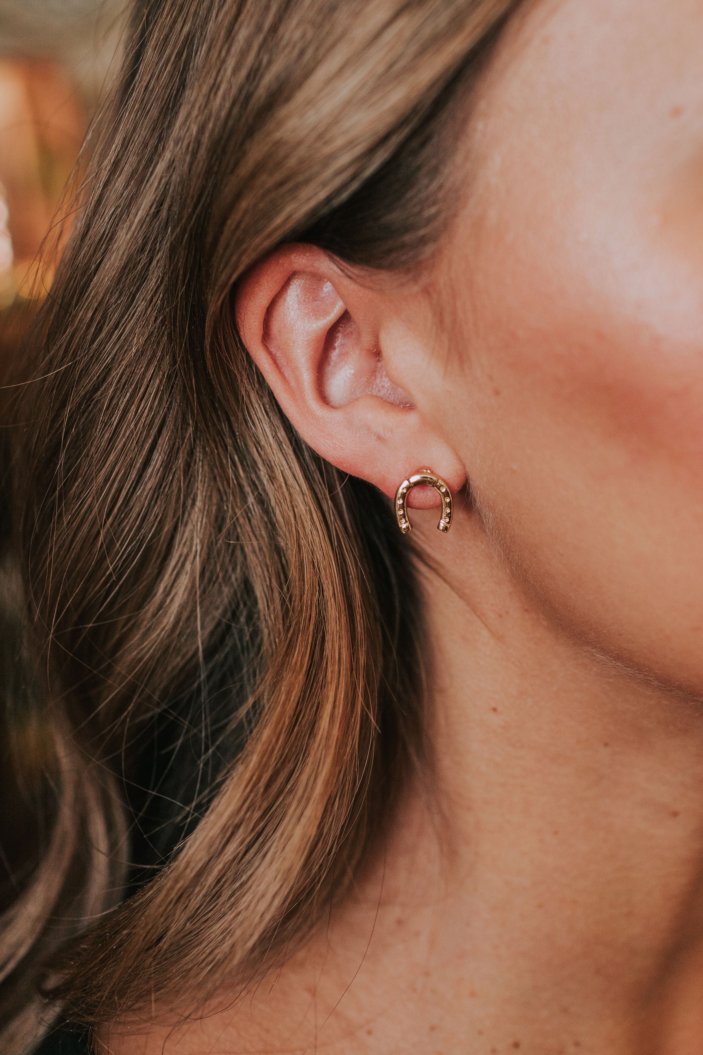 Lucky Horseshoe Earrings