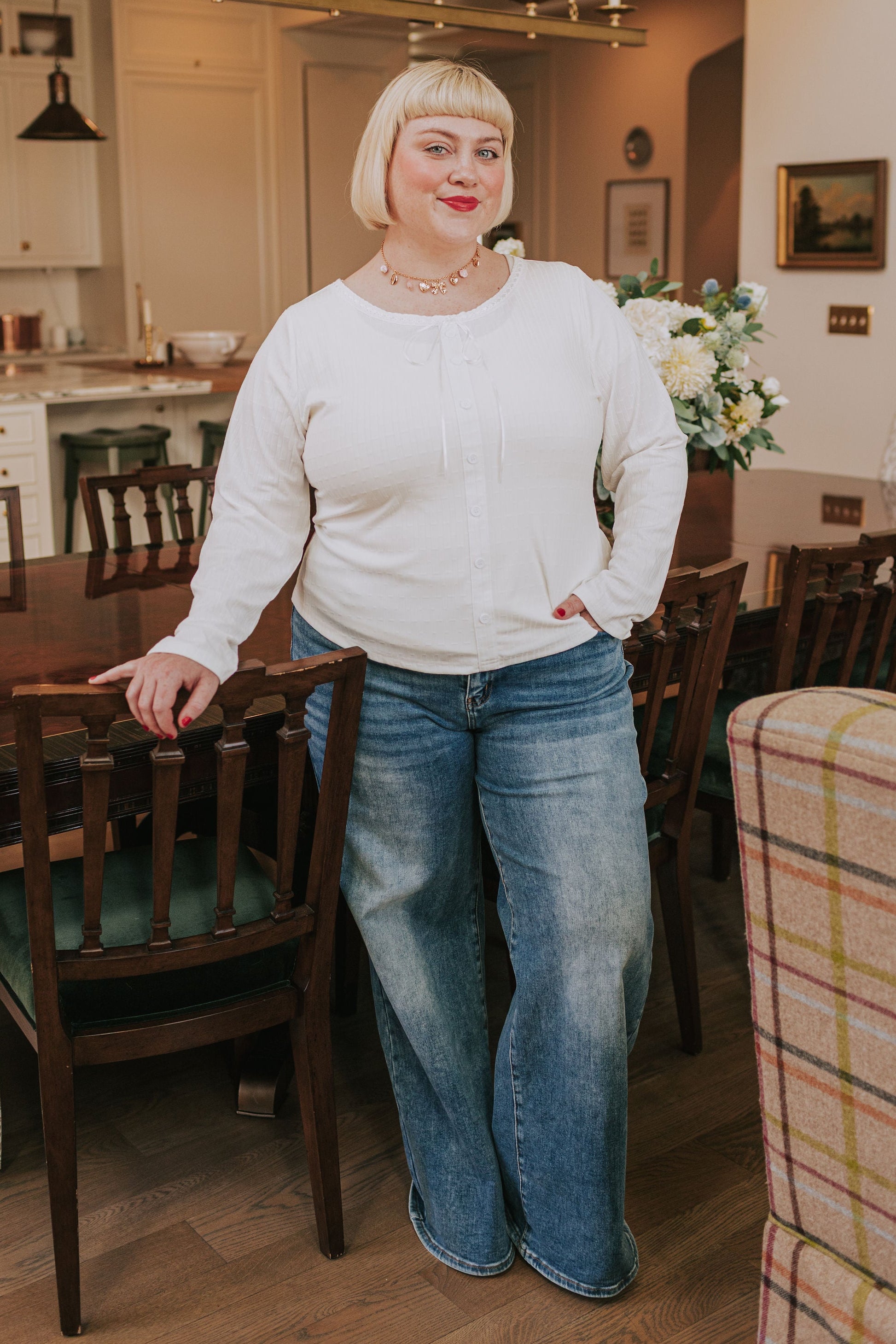 PLUS SIZE - Put On A Smile Top