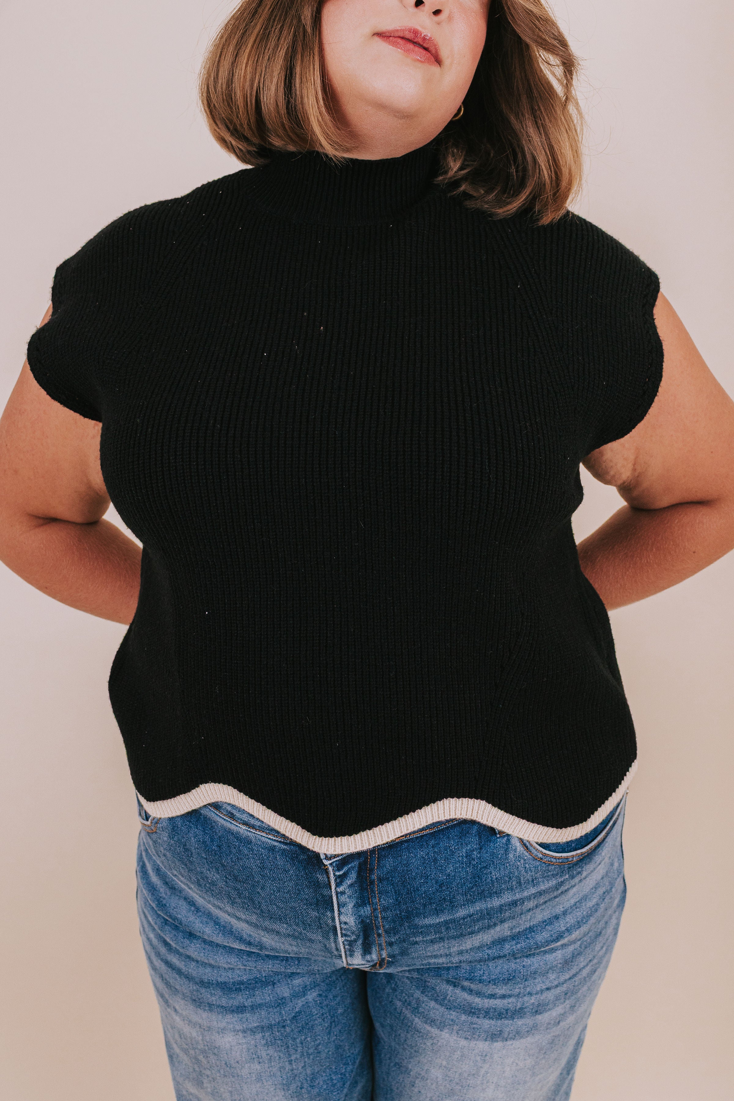 PLUS SIZE - Vested Interest Top