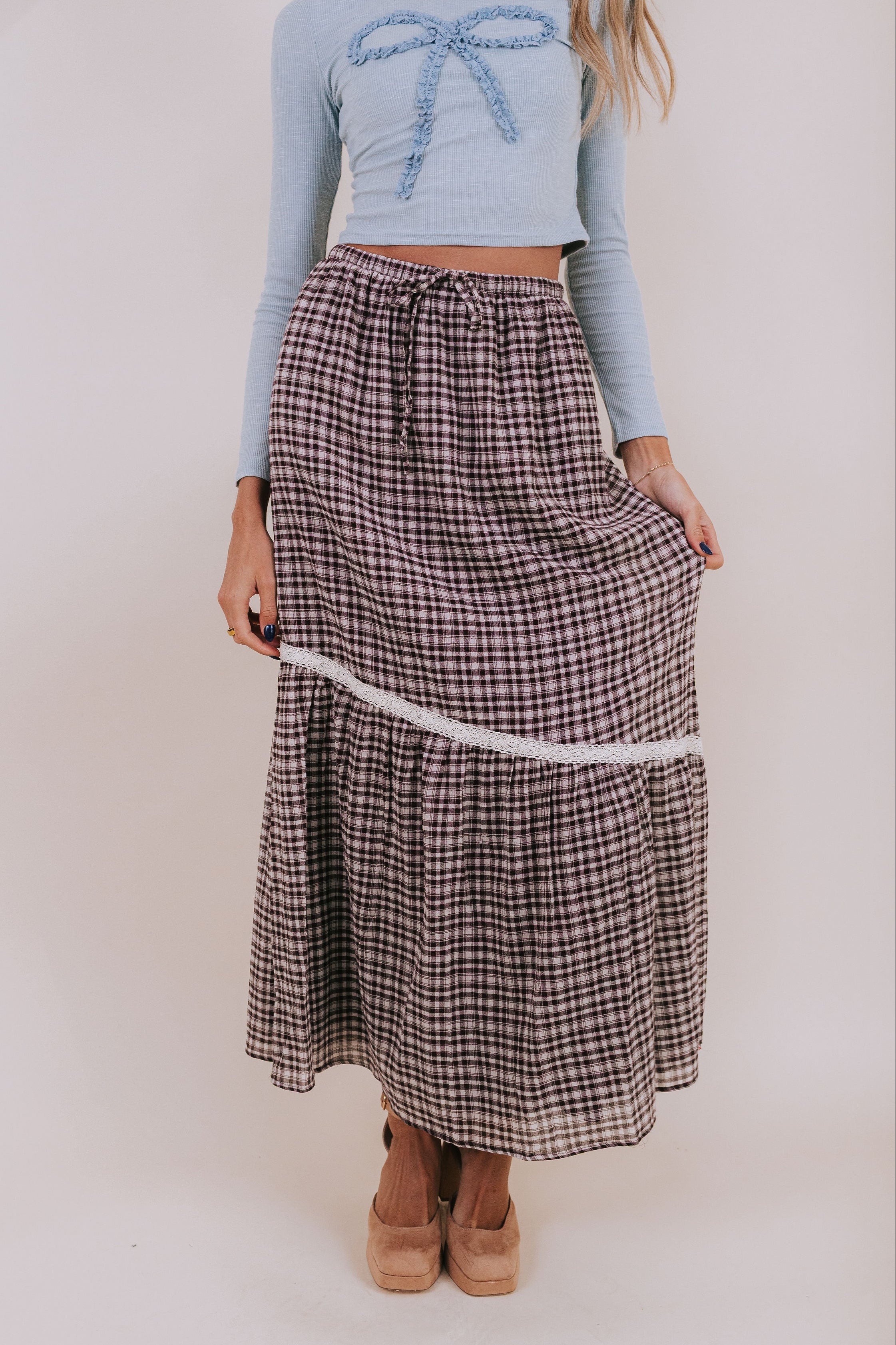 String Me Along Skirt