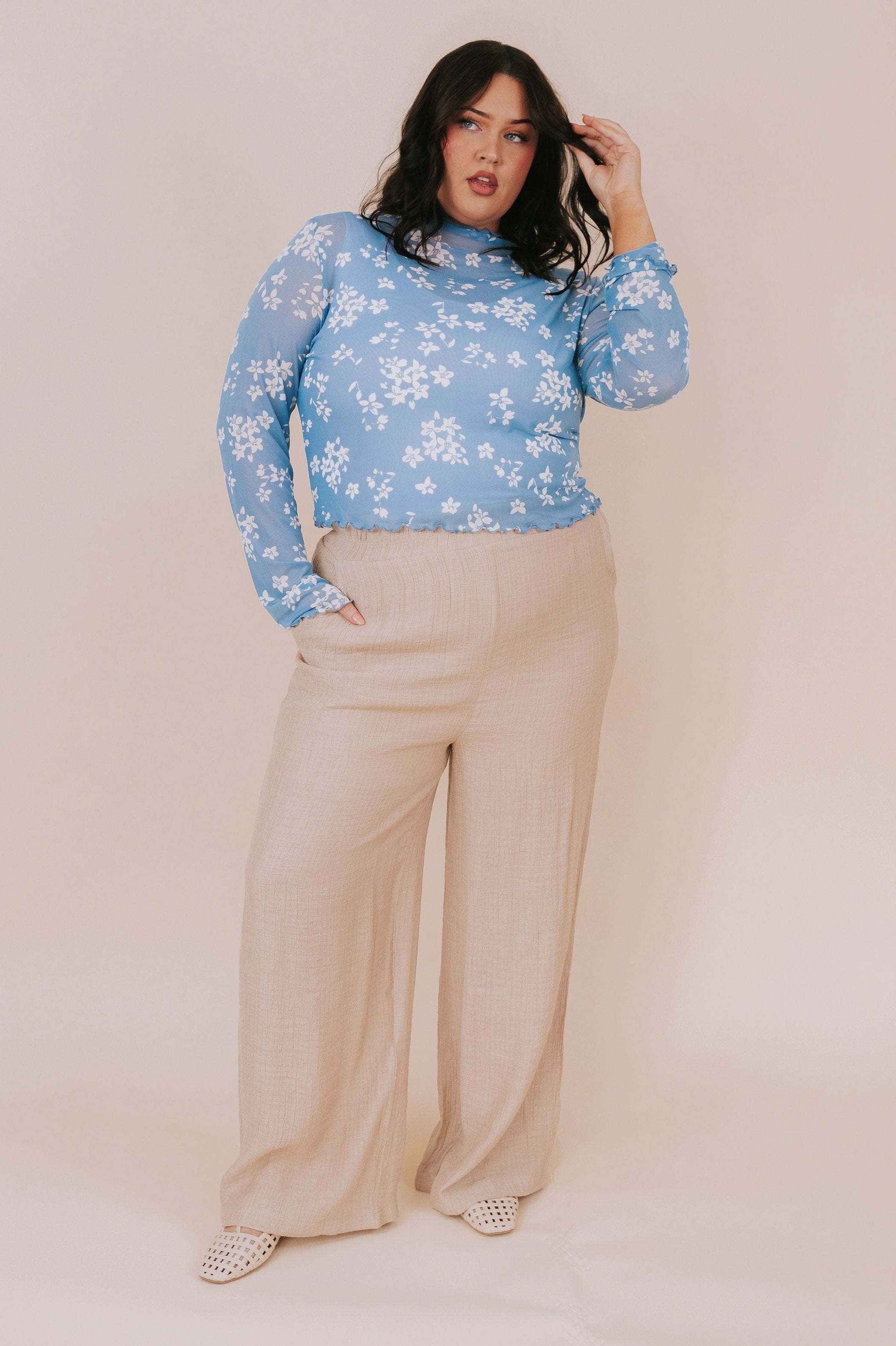 PLUS SIZE - Back And Forth Pants 