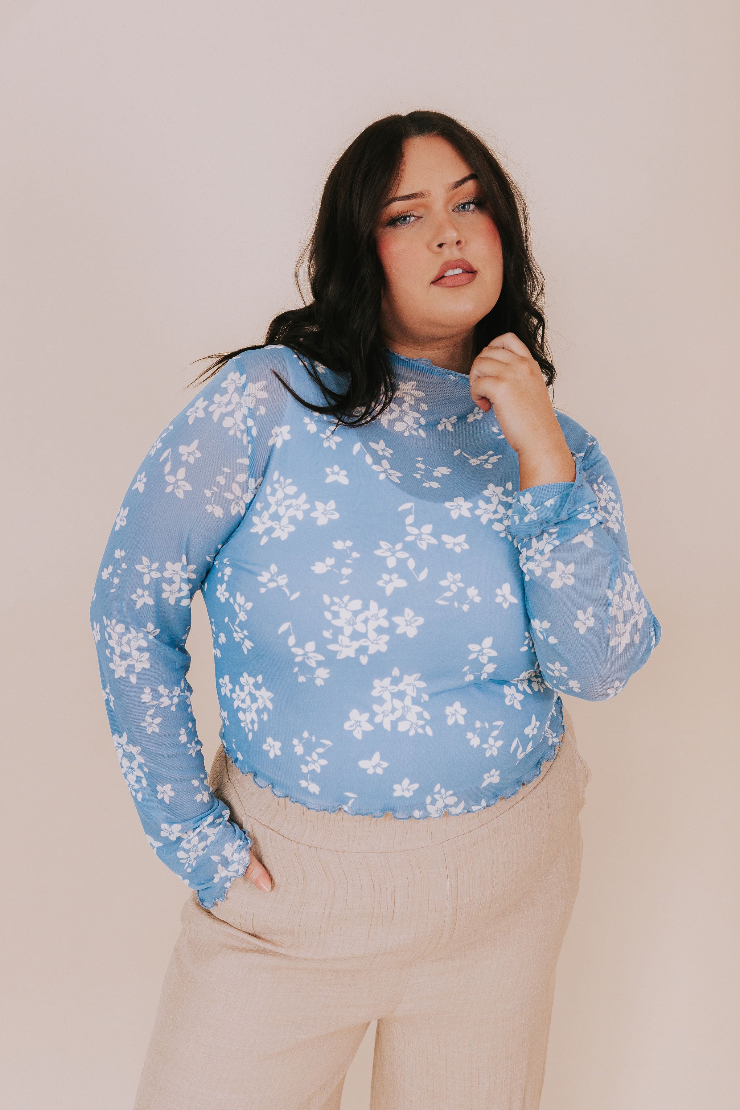 PLUS SIZE - Petal Pursuit Top