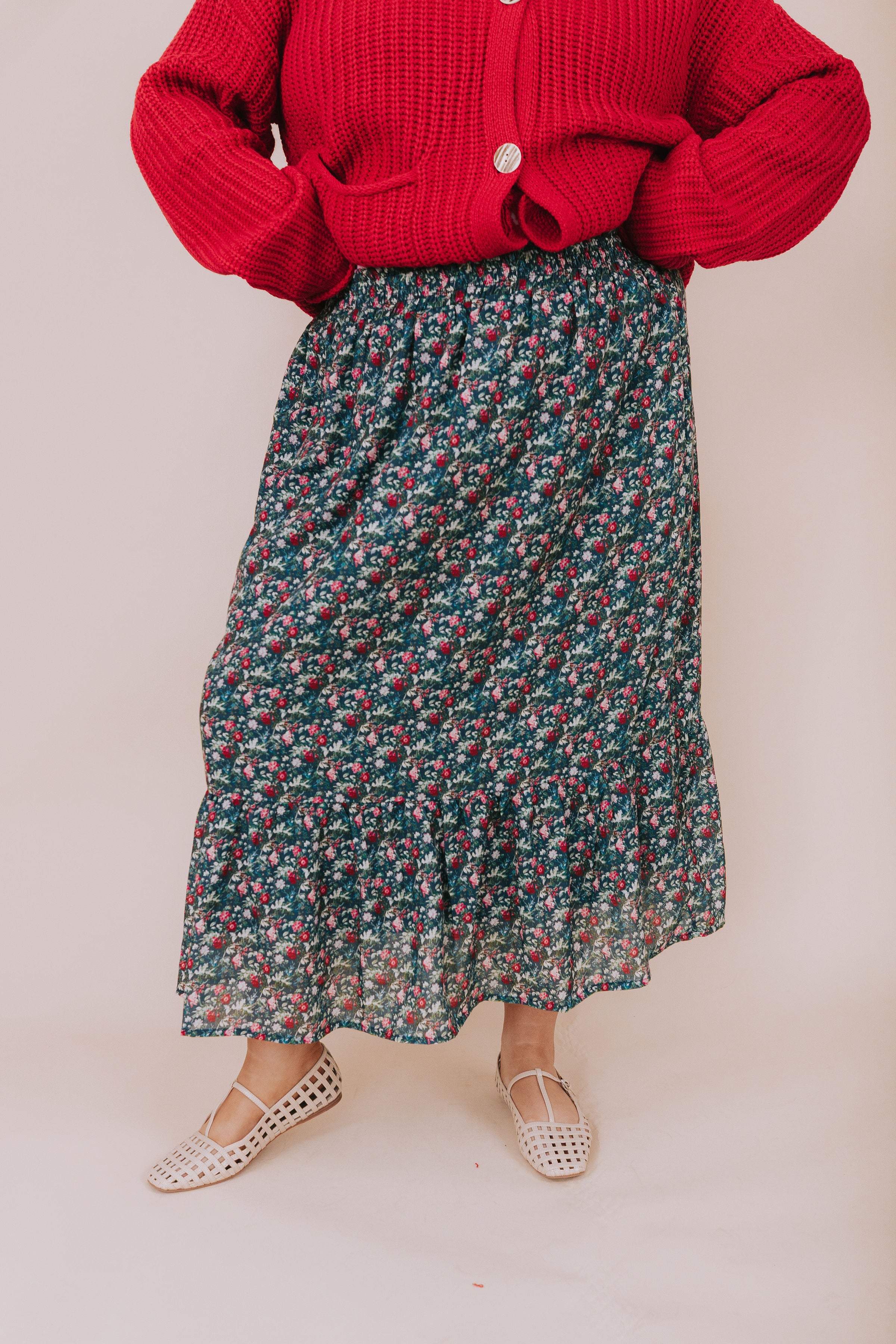 PLUS SIZE - Safest Place Skirt