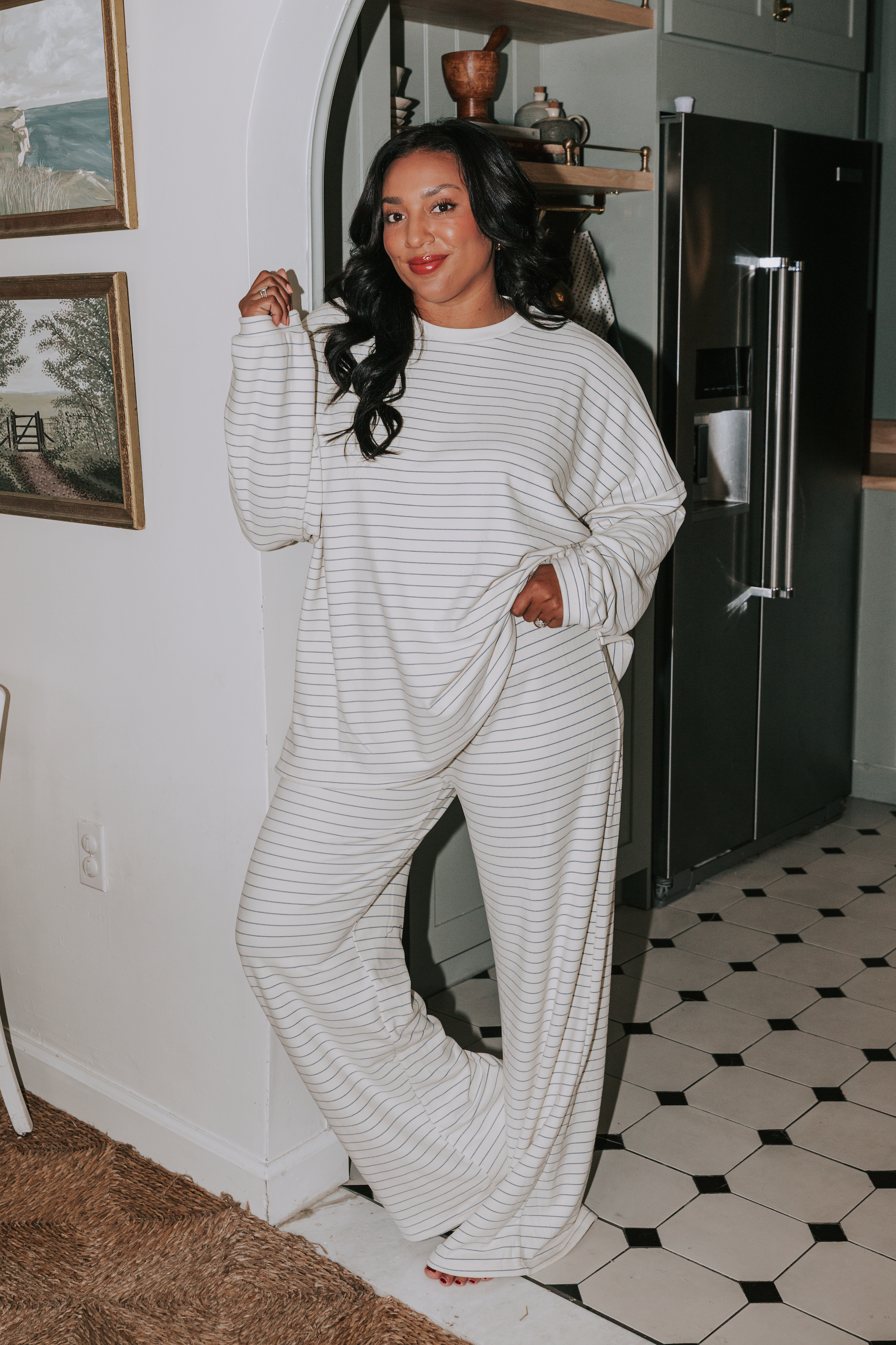 PLUS SIZE - Cozy Seaside Pants