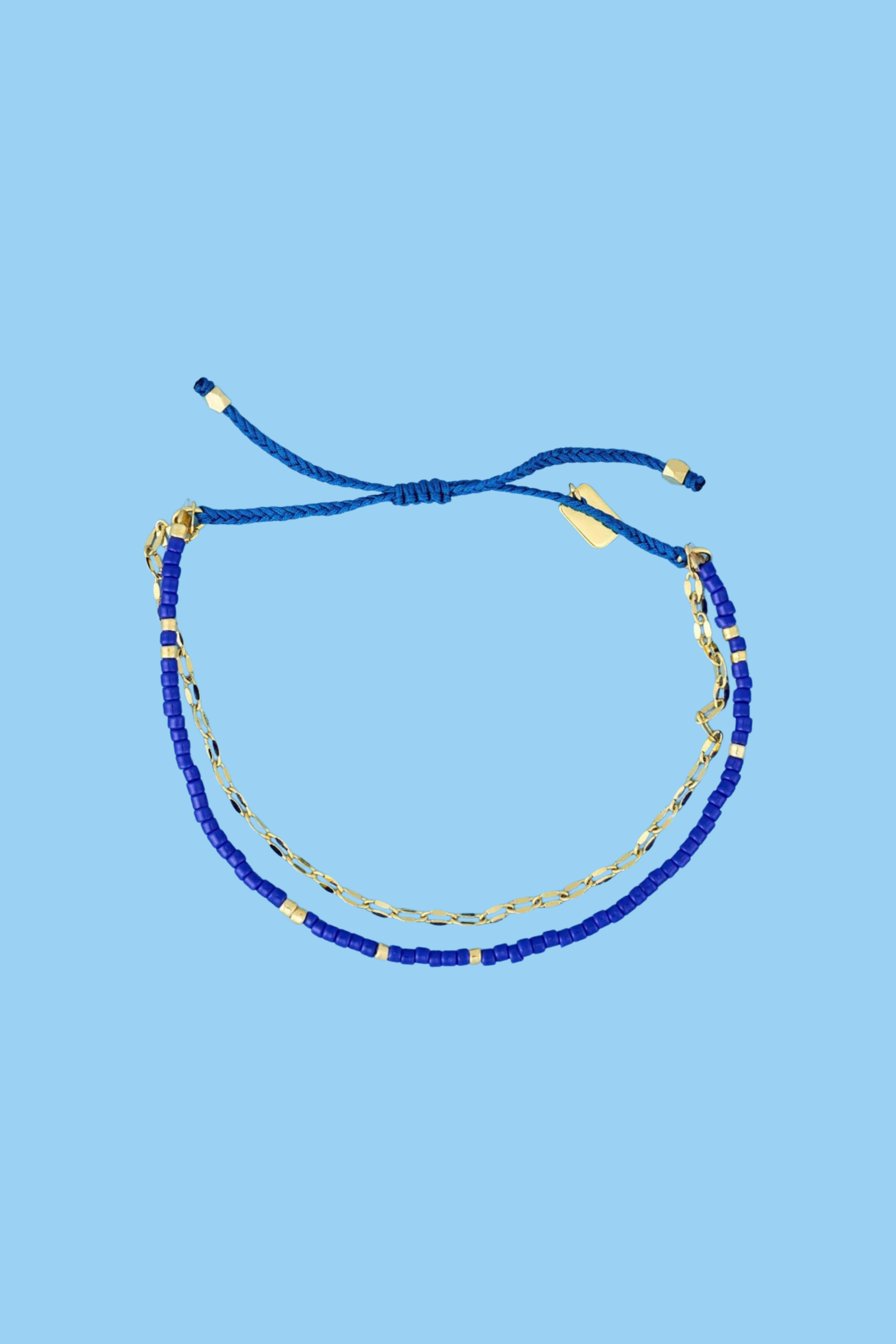 PURA VIDA - Dainty Surfrider Double Layer Bracelet