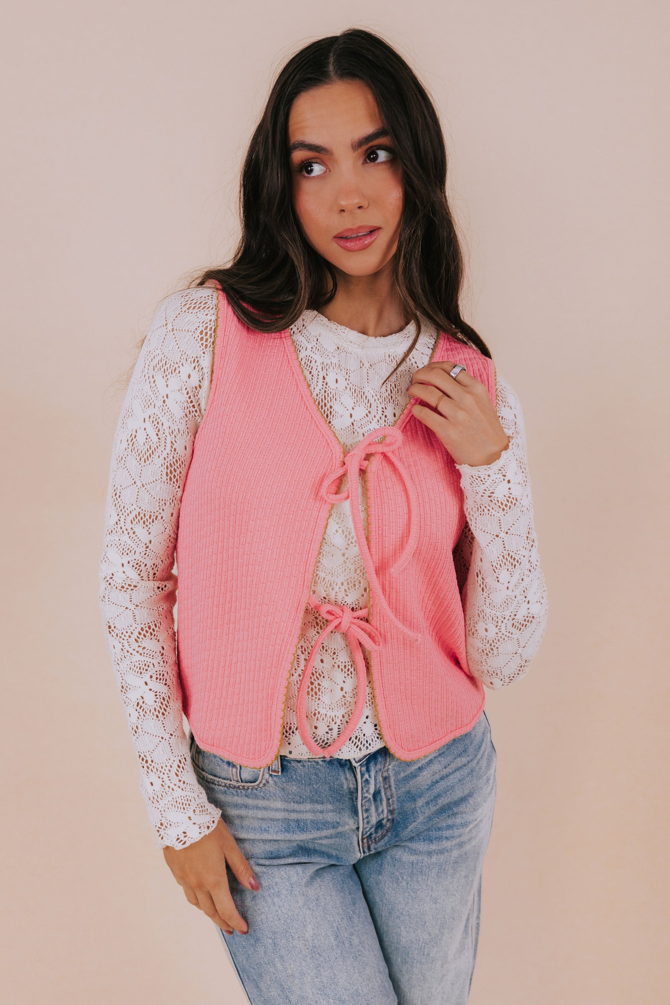 トップス Bibiy. VALENCIA VEST pink Taste Of Pink Vest