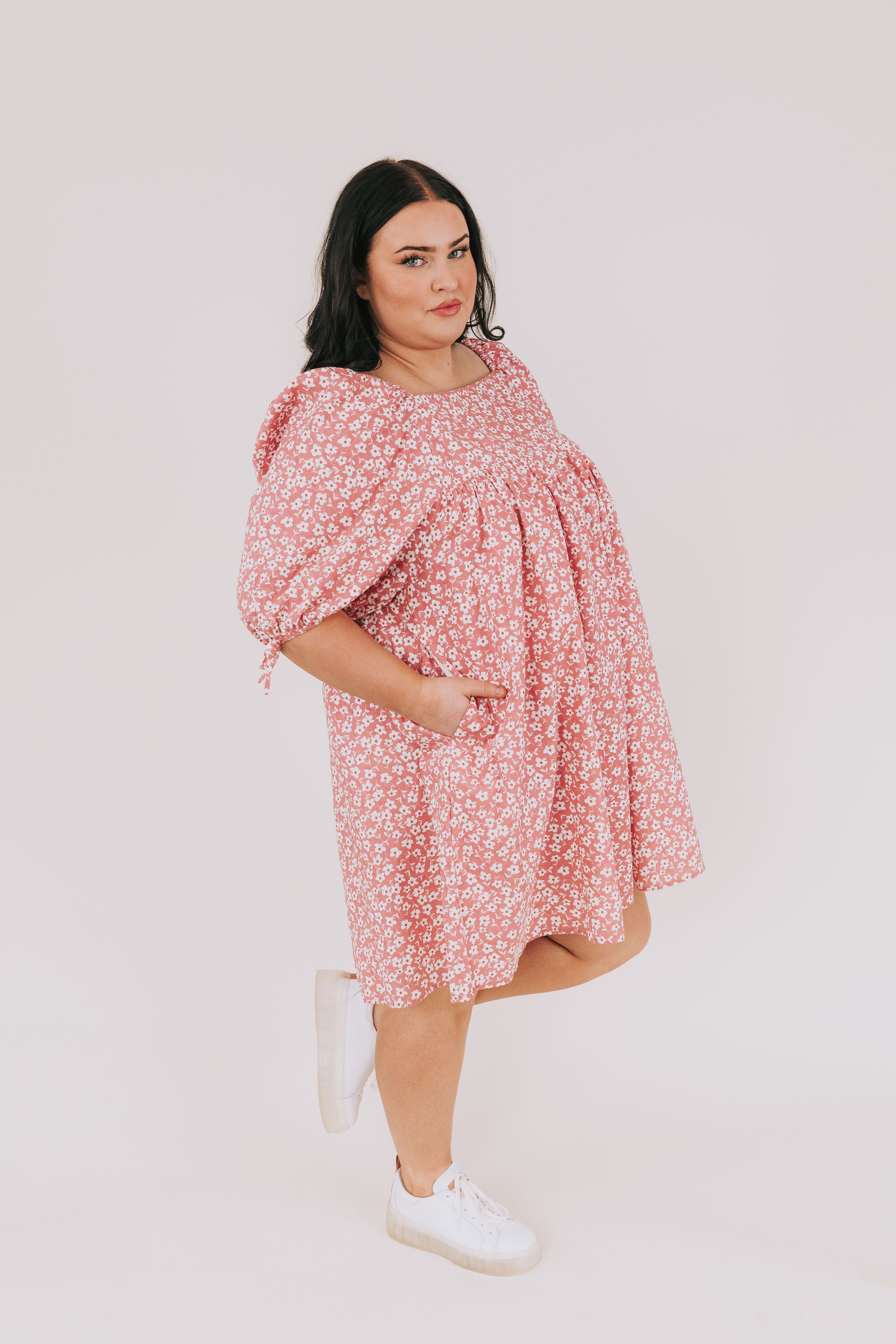 PLUS SIZE - Being There Dress