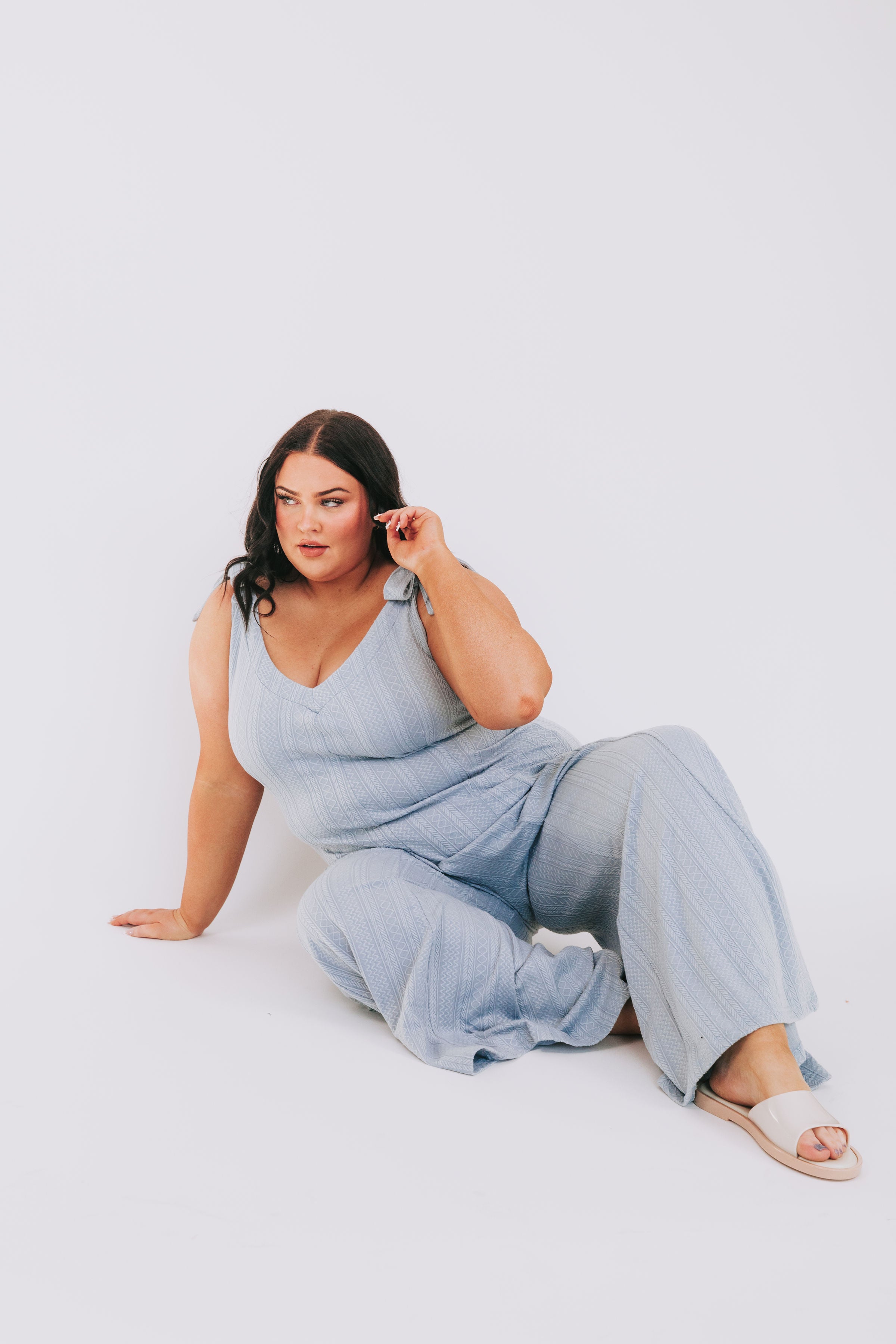 PLUS SIZE - In The Skies Jumpsuit