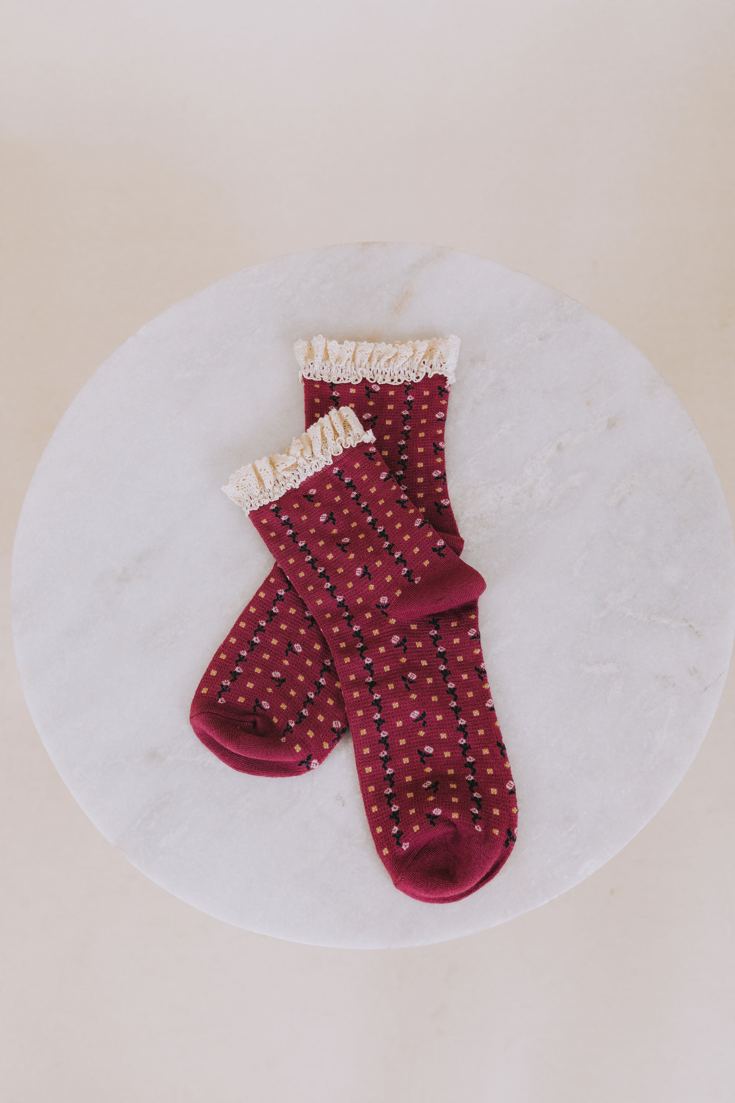 FREE PEOPLE - Rosebud Waffle Knit Socks - 3 Colors!