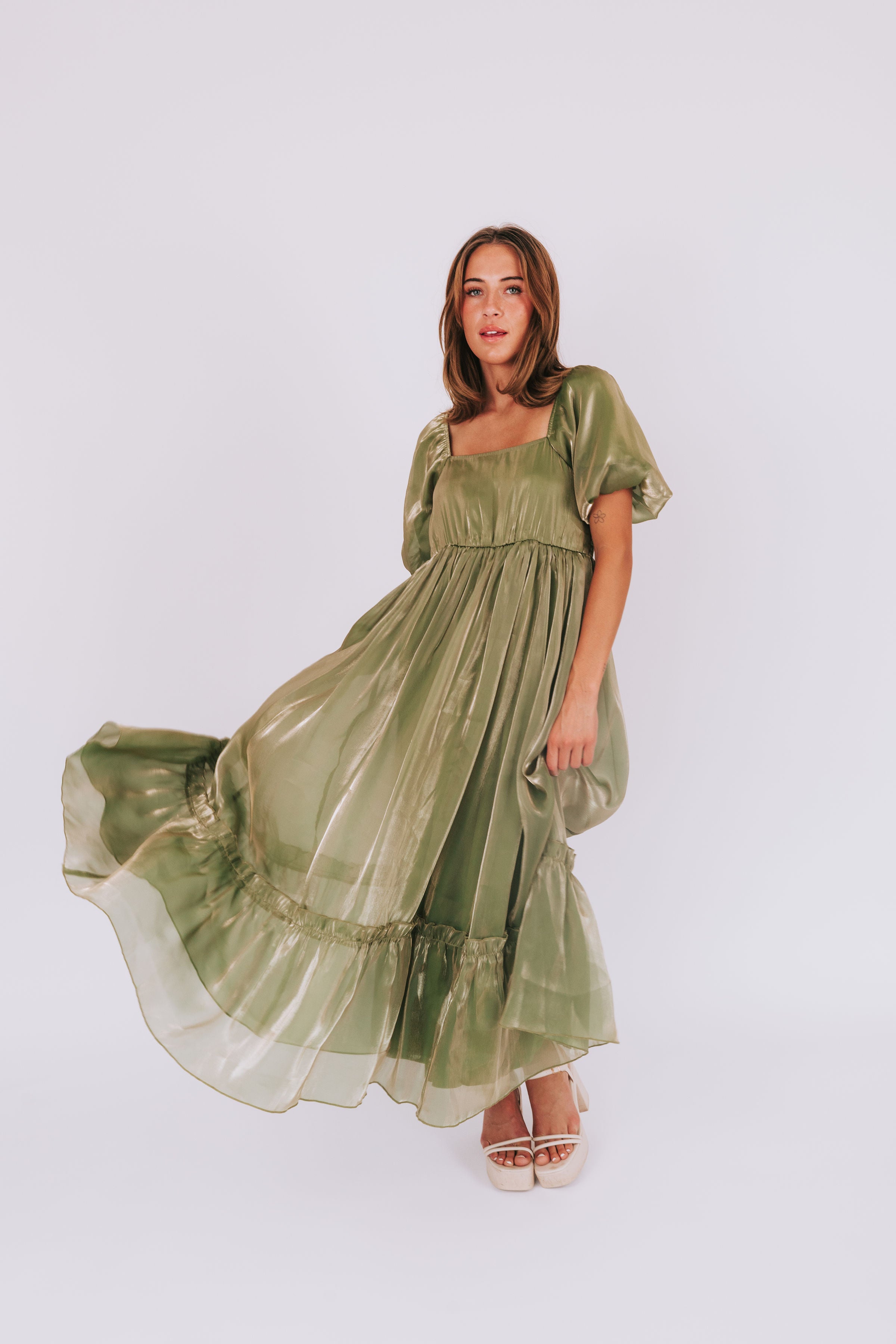 Different Life Dress - One Loved Babe Exclusive 5XL / Light Pear Green Different Life Dress - One Loved Babe Exclusive 5XL / Light Pear Green