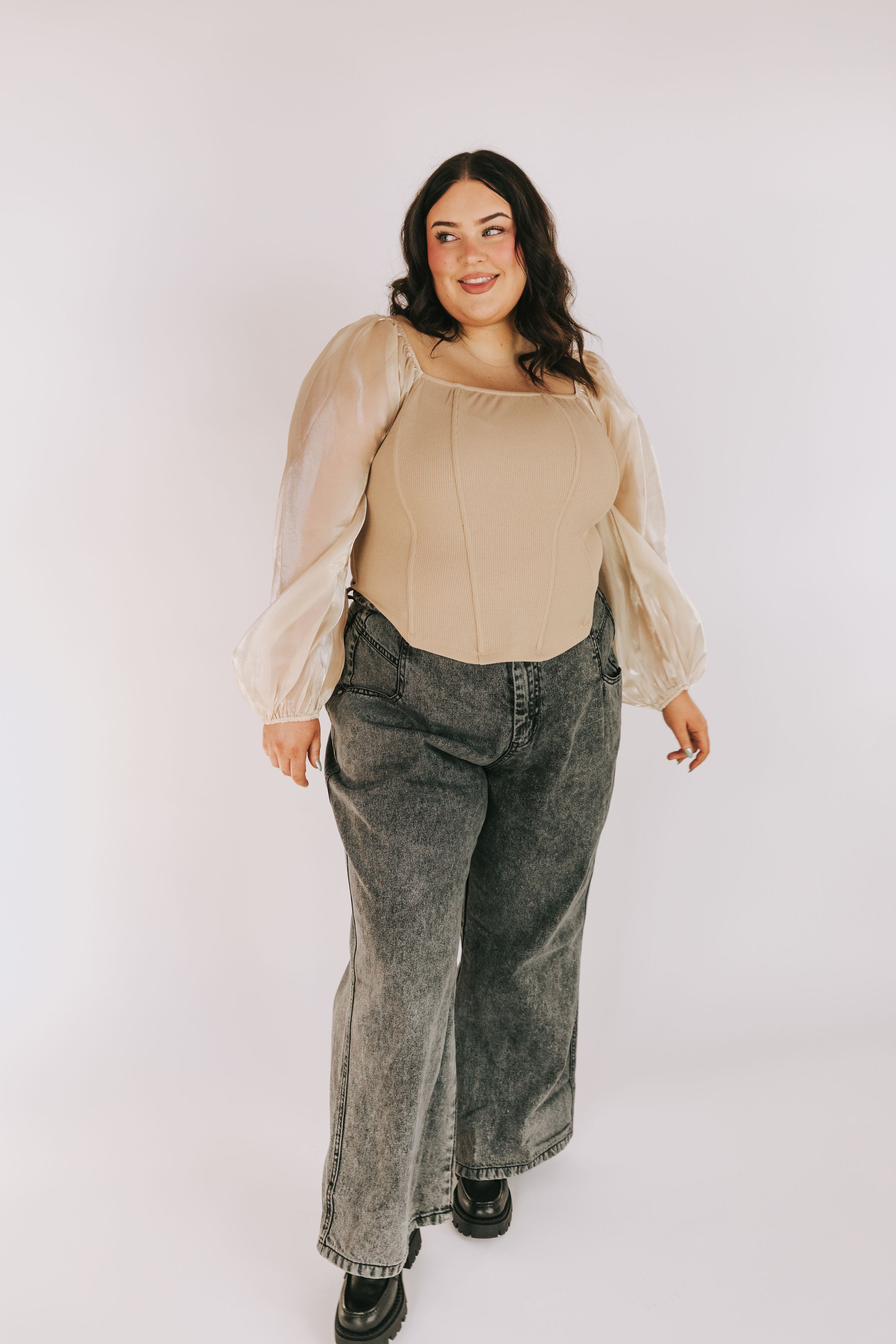 PLUS SIZE - Toast To Us Top