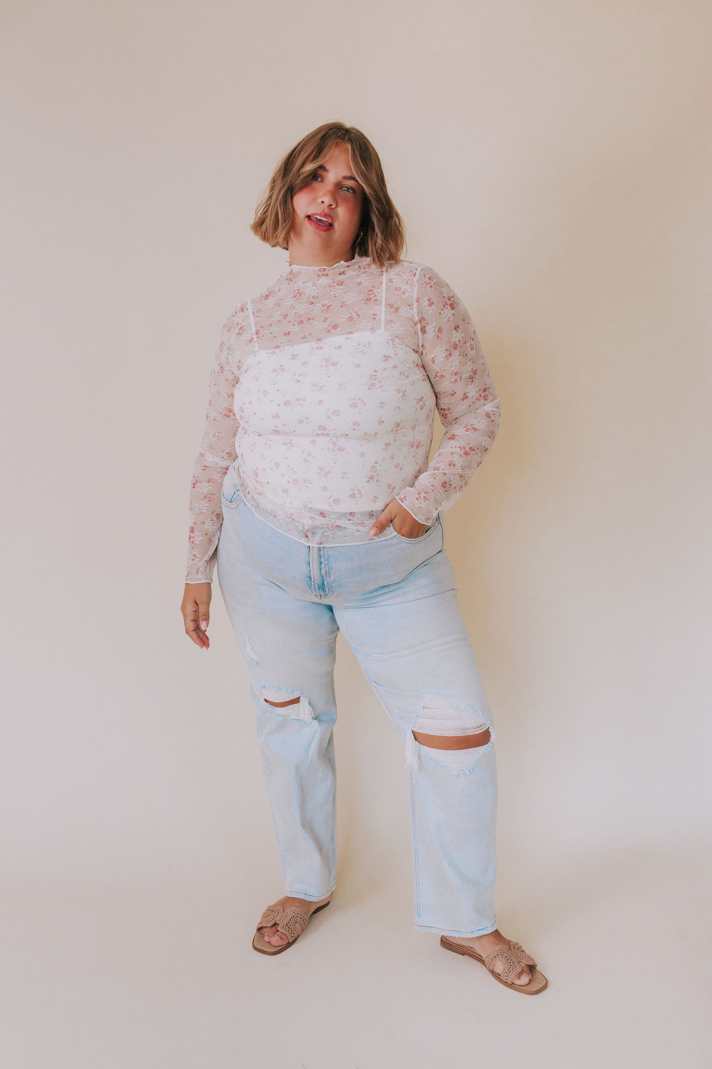 PLUS SIZE - Bloom All Day Top - 2 Colors!