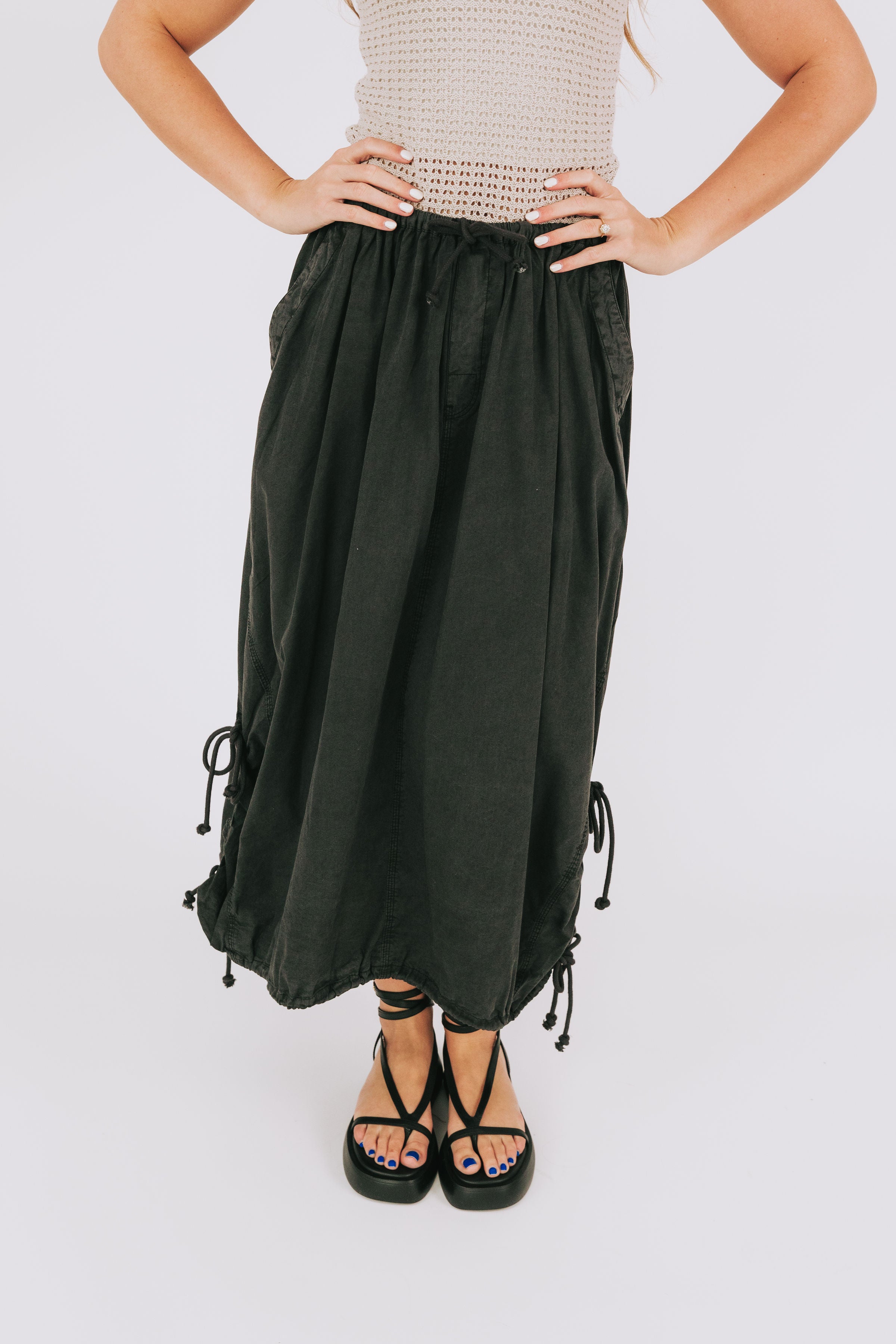 FREE PEOPLE - Picture Perfect Parachute Skirt
