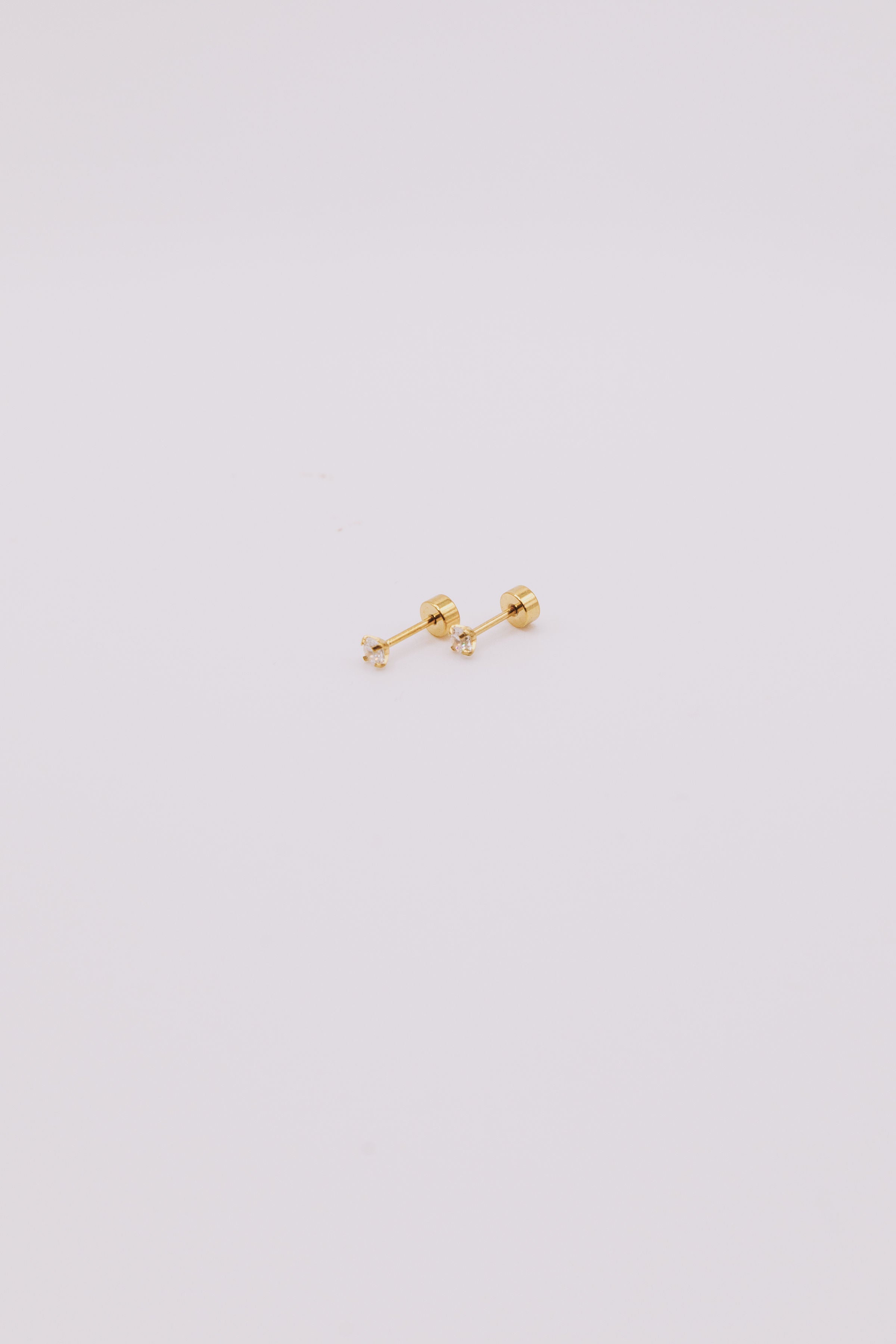 14K Gold Sparkle Studs