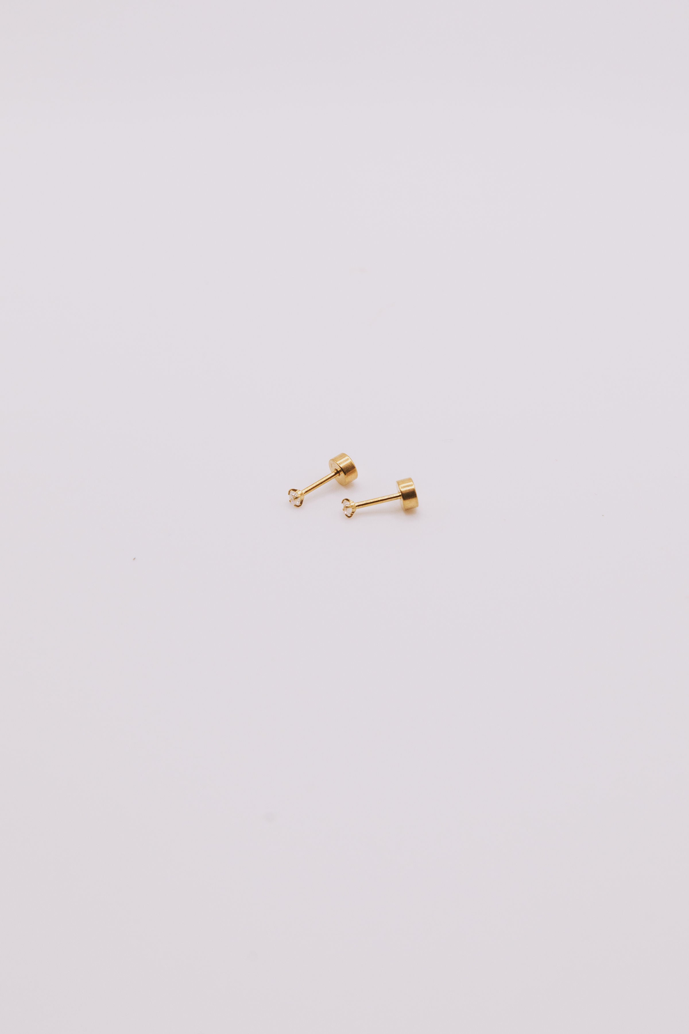 14K Gold Sparkle Studs