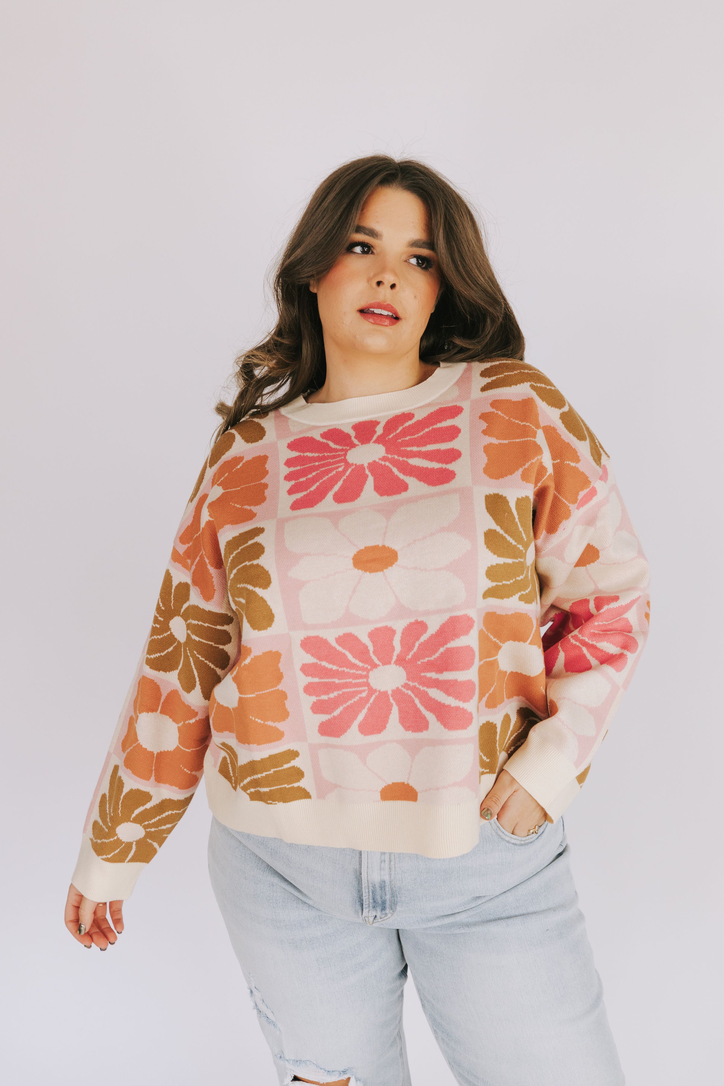 PLUS SIZE - Here For You Sweater