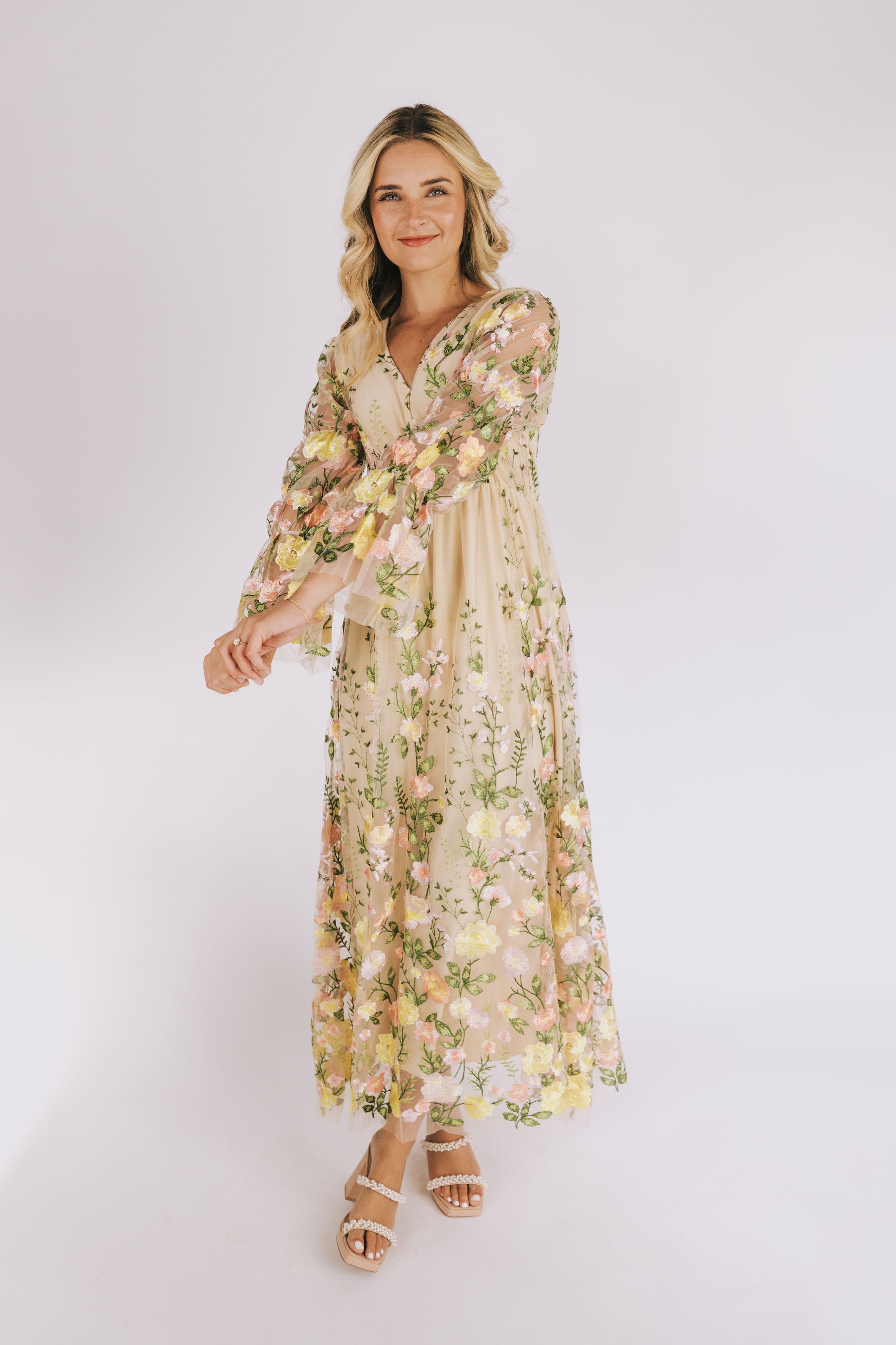 ONE LOVED BABE - Garden Gala Dress