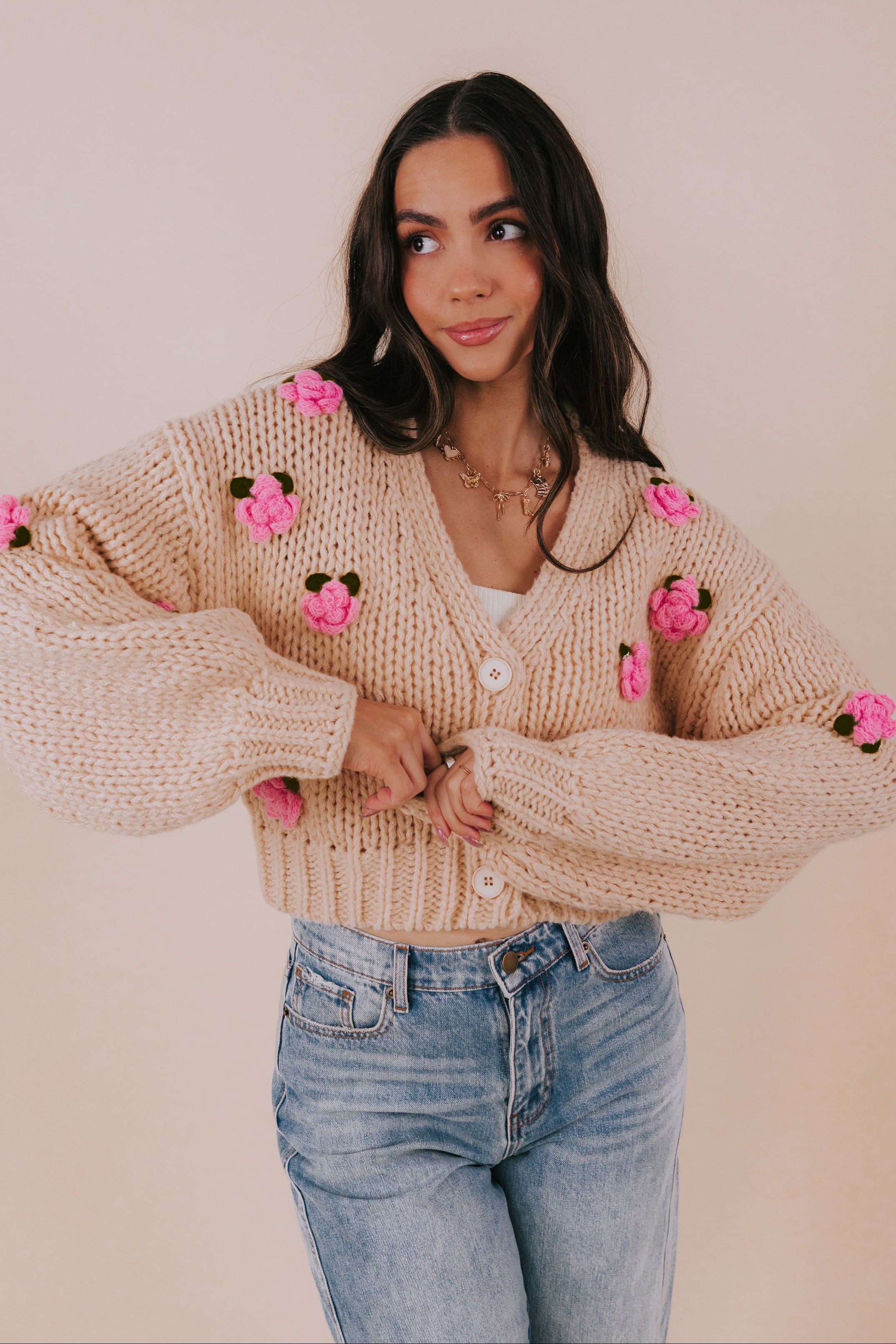 トップス FAKE AS FLOWERS KNIT CARDIGAN il_fullxfull.3743915784_lehx.jpg