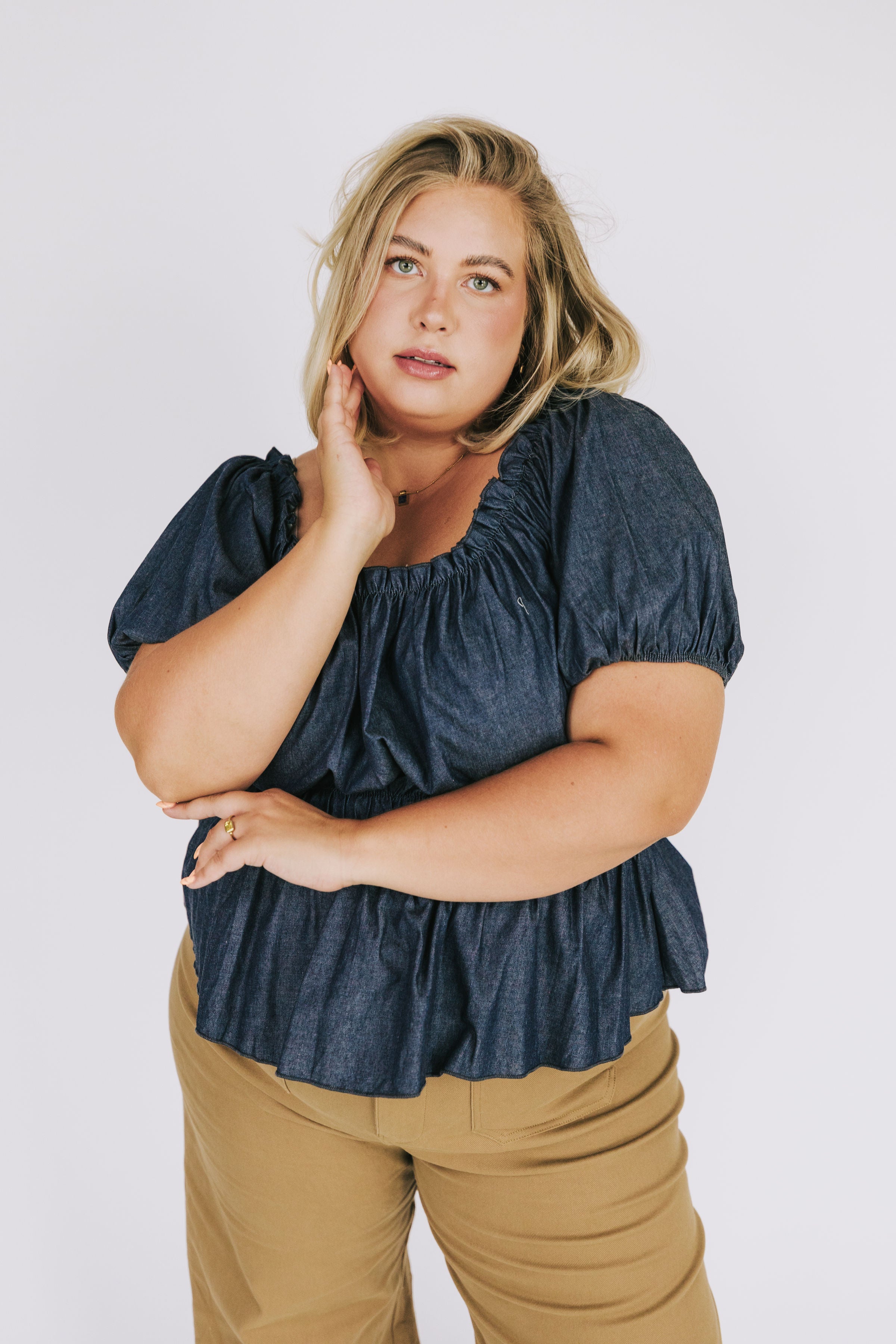 PLUS SIZE - Nice To Meet You Top