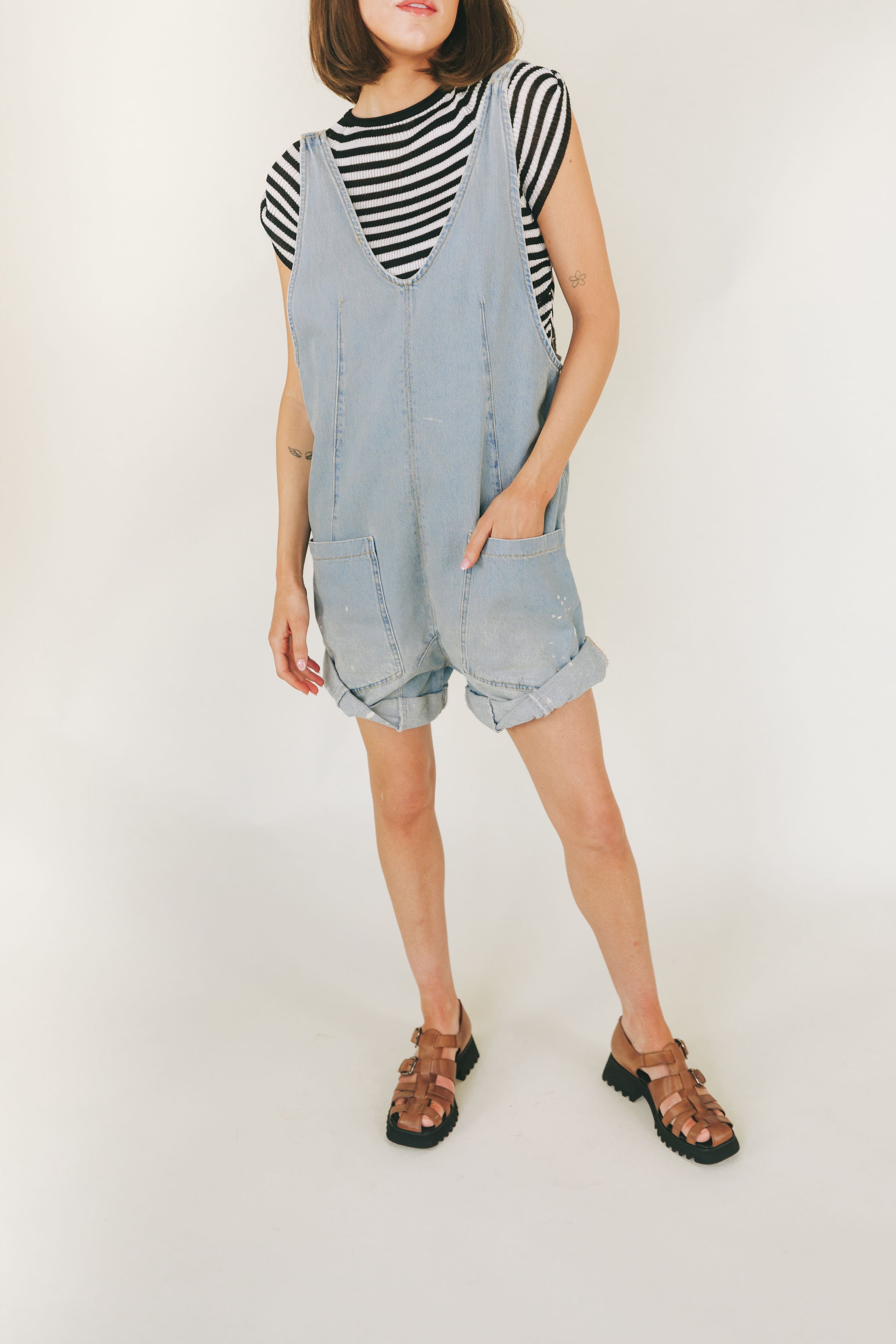 FREE PEOPLE - High Roller Shortall - 2 Colors