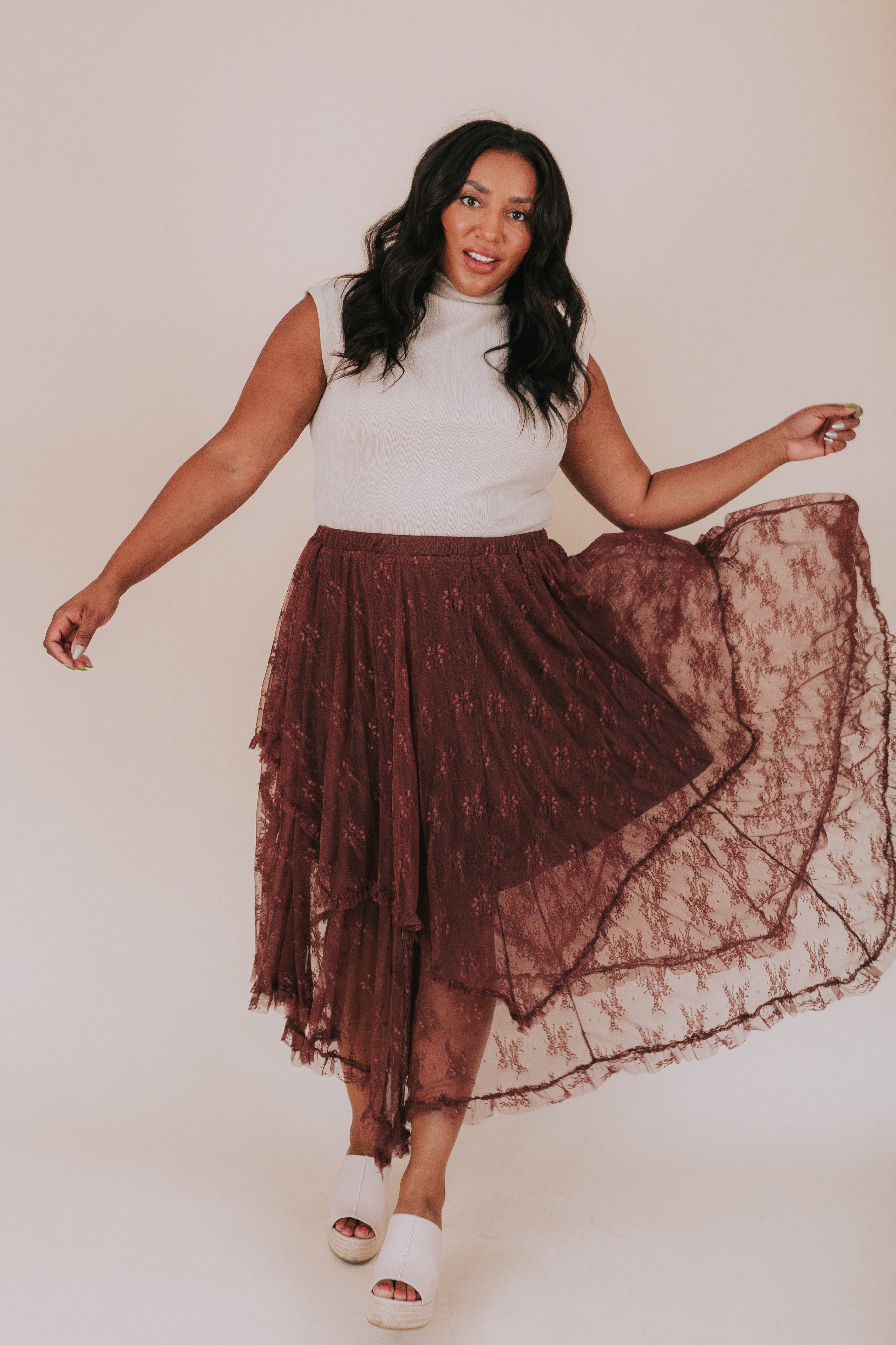 PLUS SIZE - Almost Lover Skirt