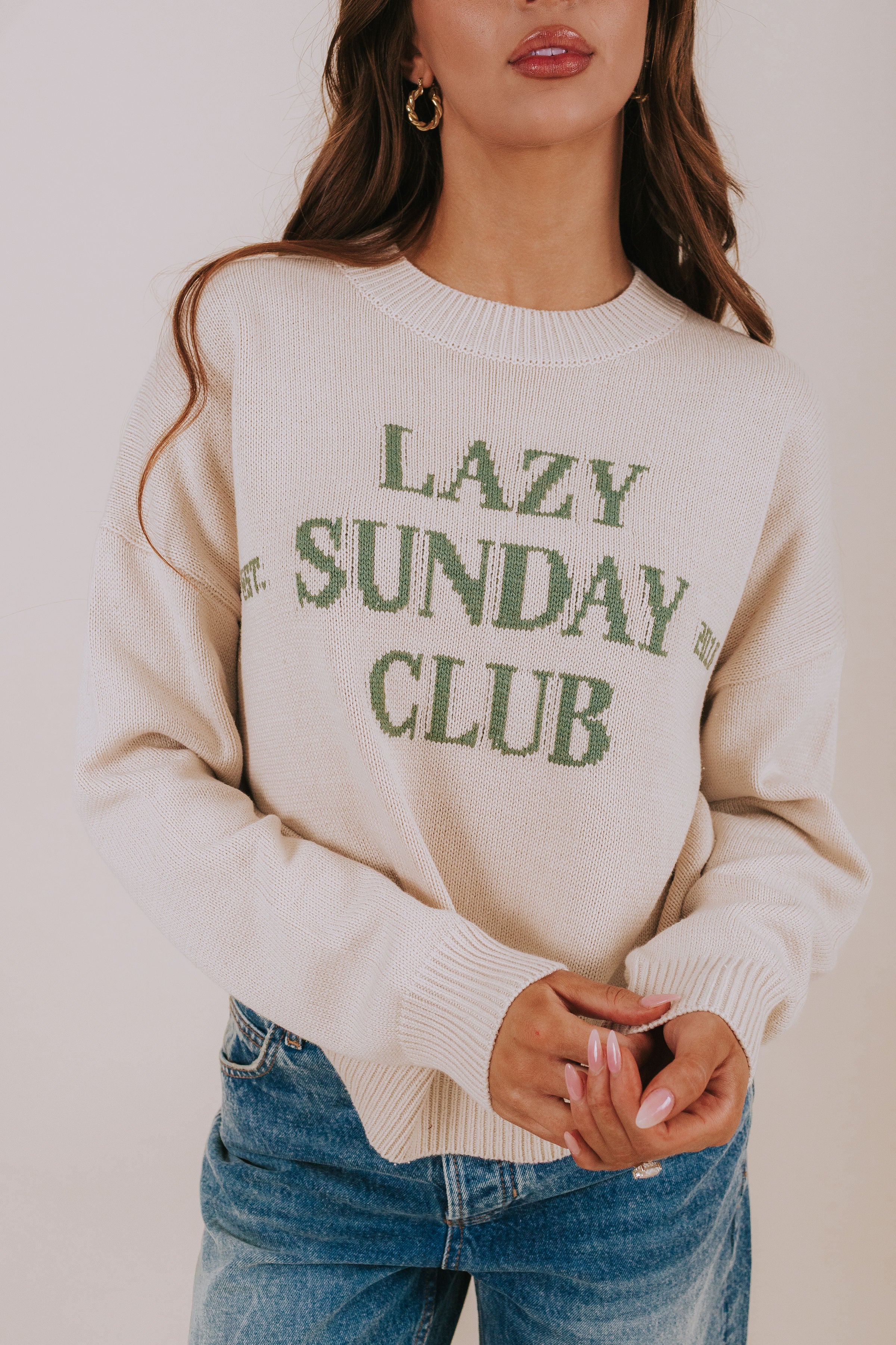Lazy Sunday Club Sweater