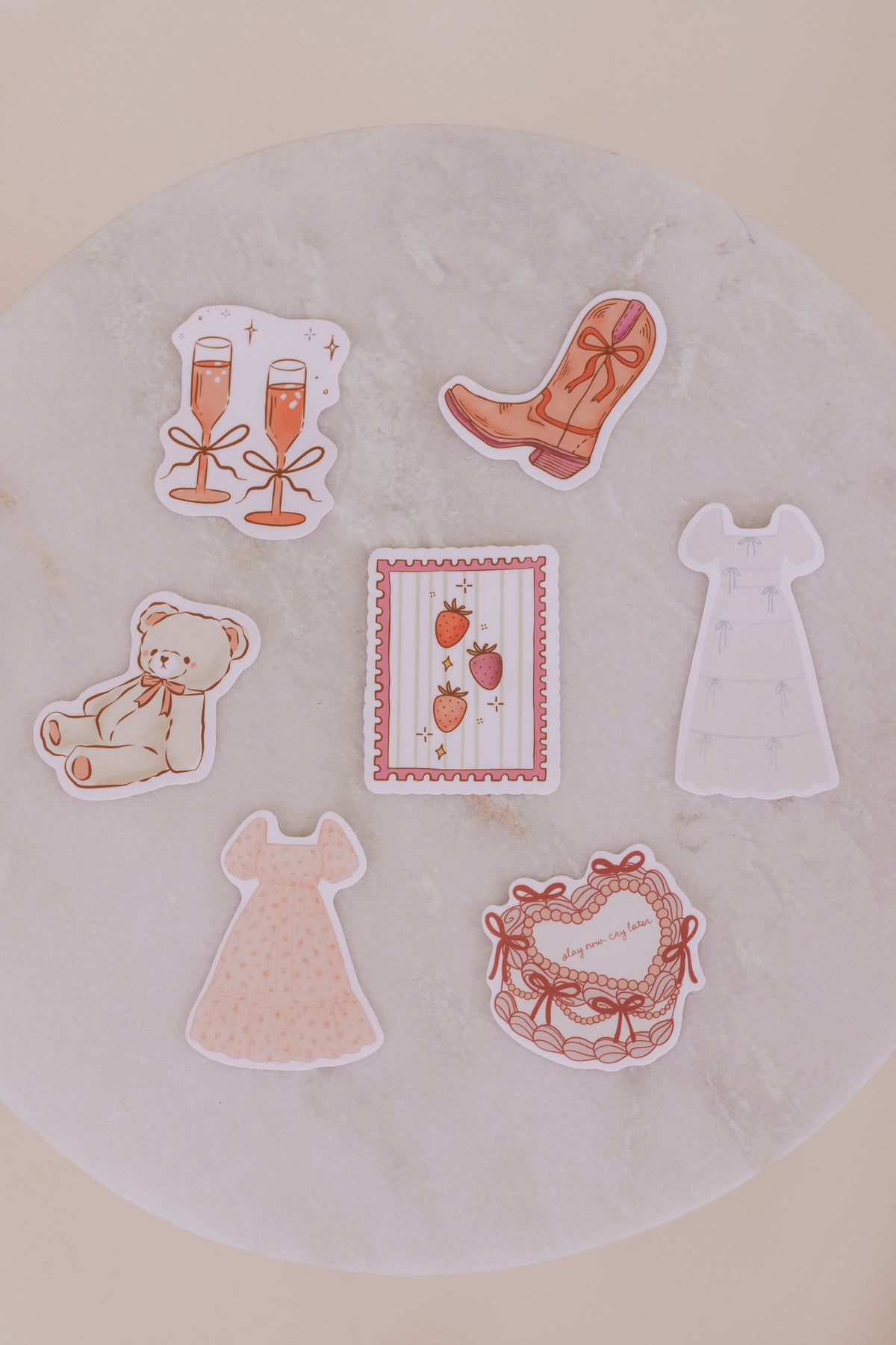 Strawberry Stamp Sticker