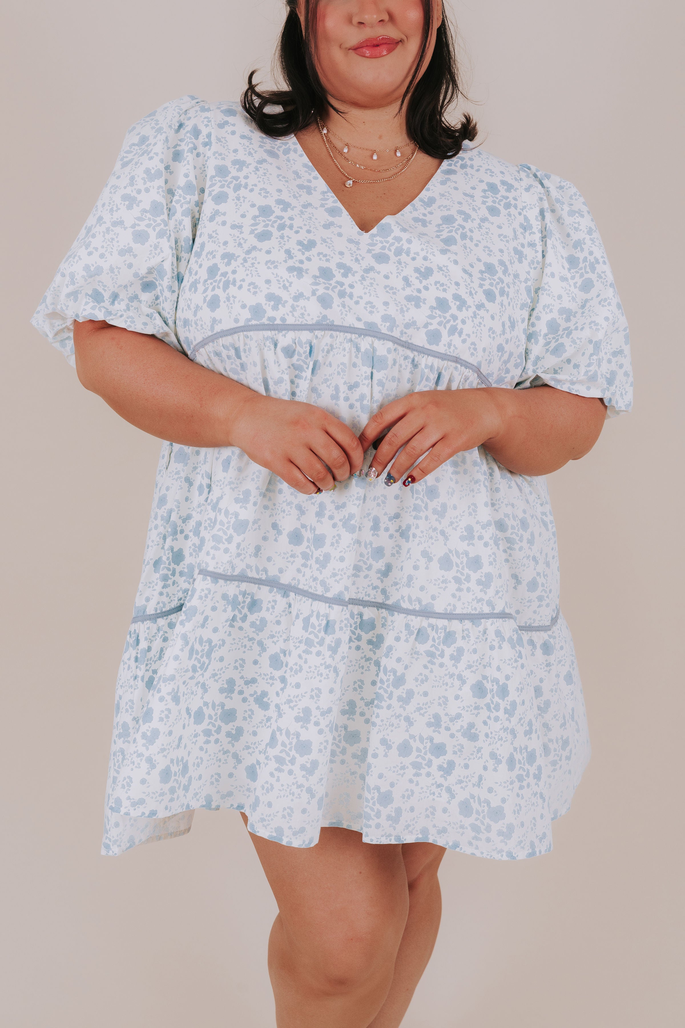 PLUS SIZE - Fine China Dress