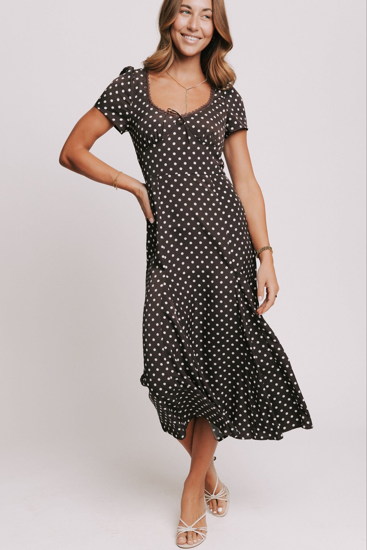 INCLUSIVE SIZING - Espresso Elegance Dress