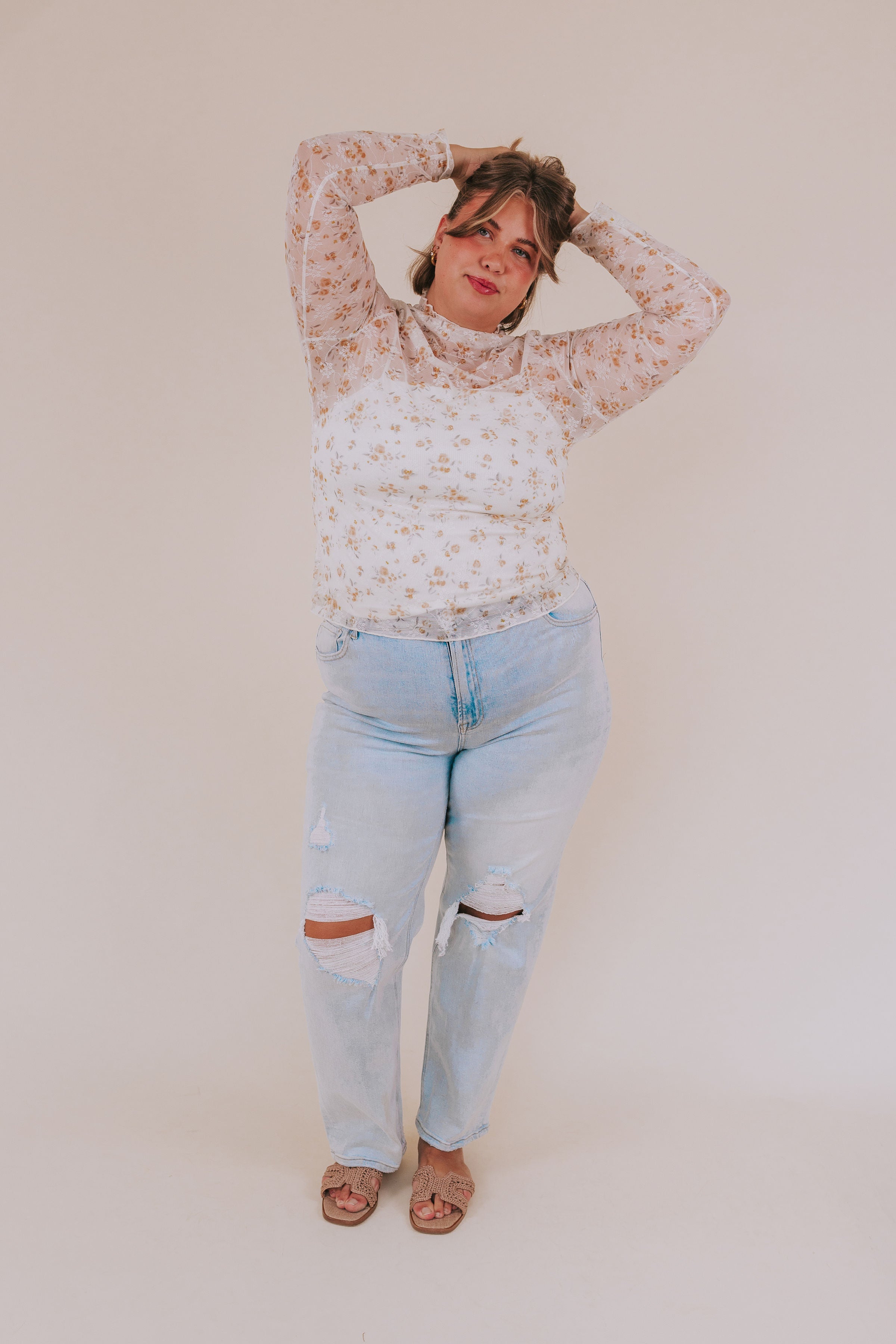 PLUS SIZE - Bloom All Day Top - 2 Colors!