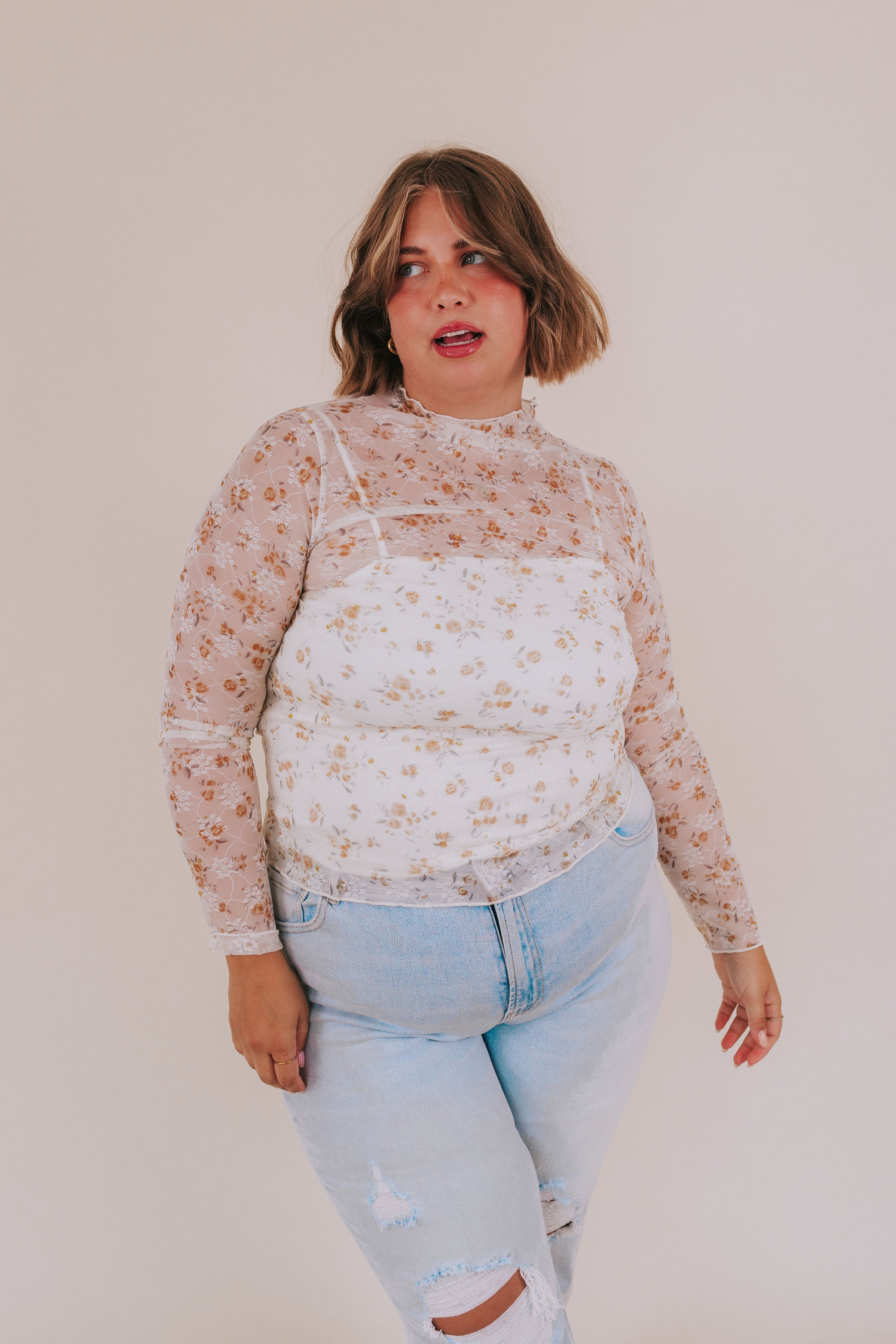 PLUS SIZE - Bloom All Day Top - 2 Colors!