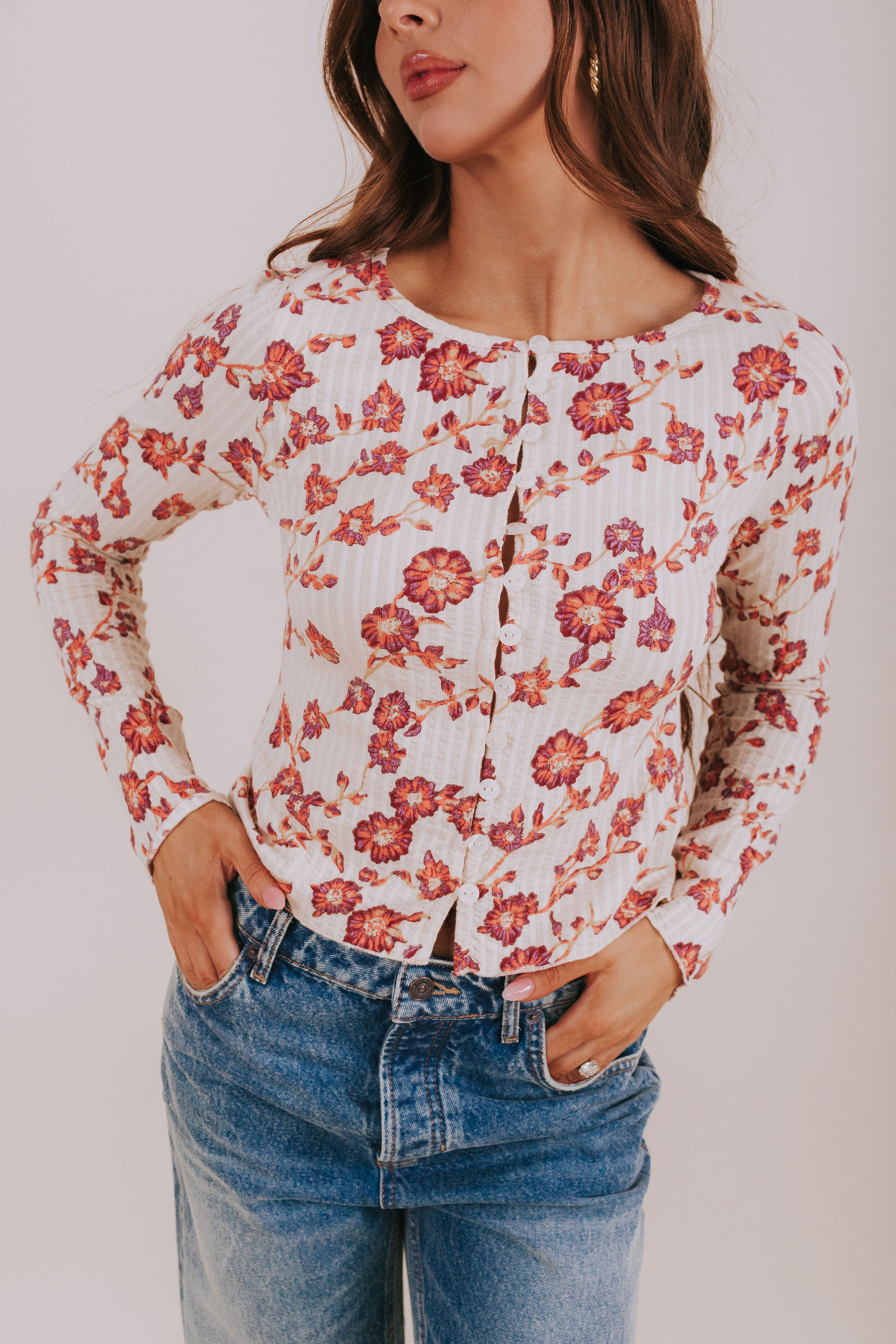 FREE PEOPLE - Tilly Long Sleeve Print
