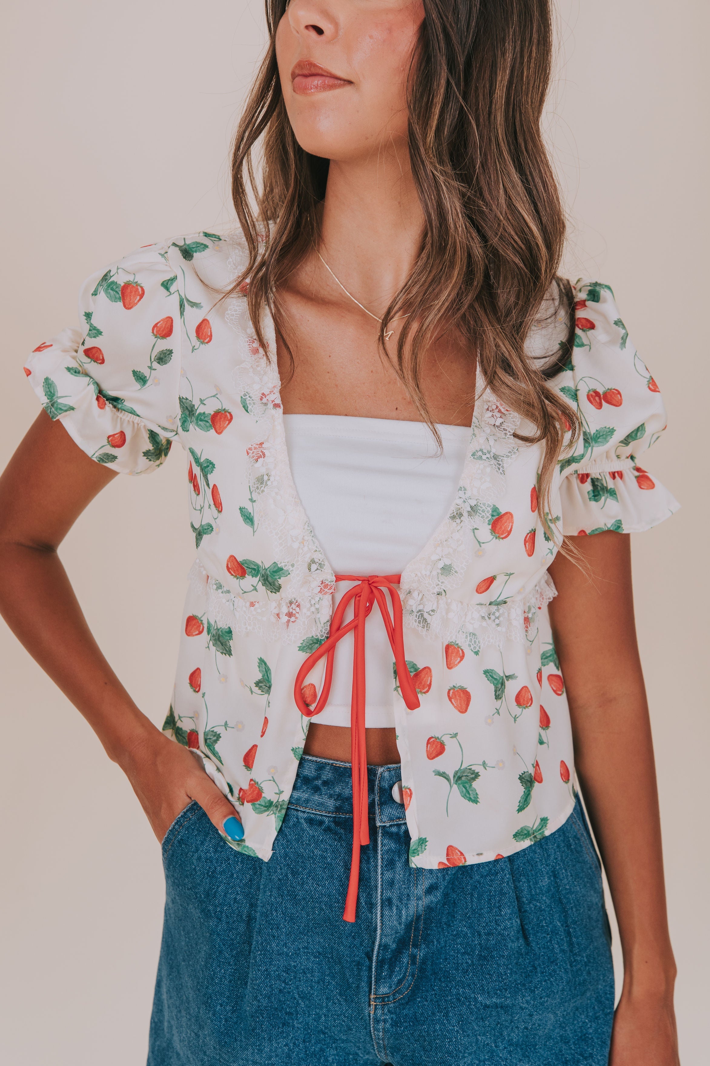 Strawberry Picking Top