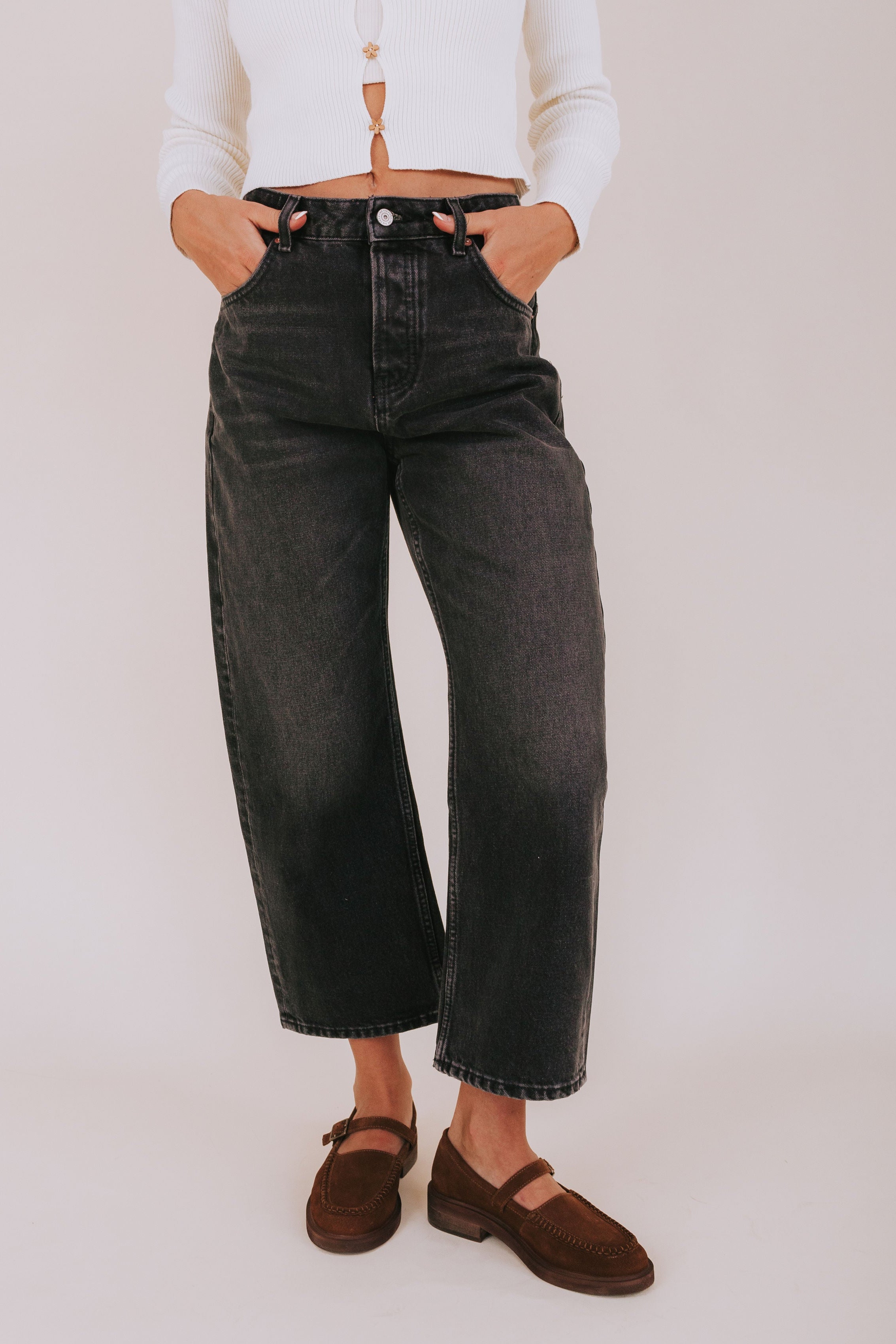 FREE PEOPLE - Deep Trance Dropped Boyfriend Jeans - 2 Colors!