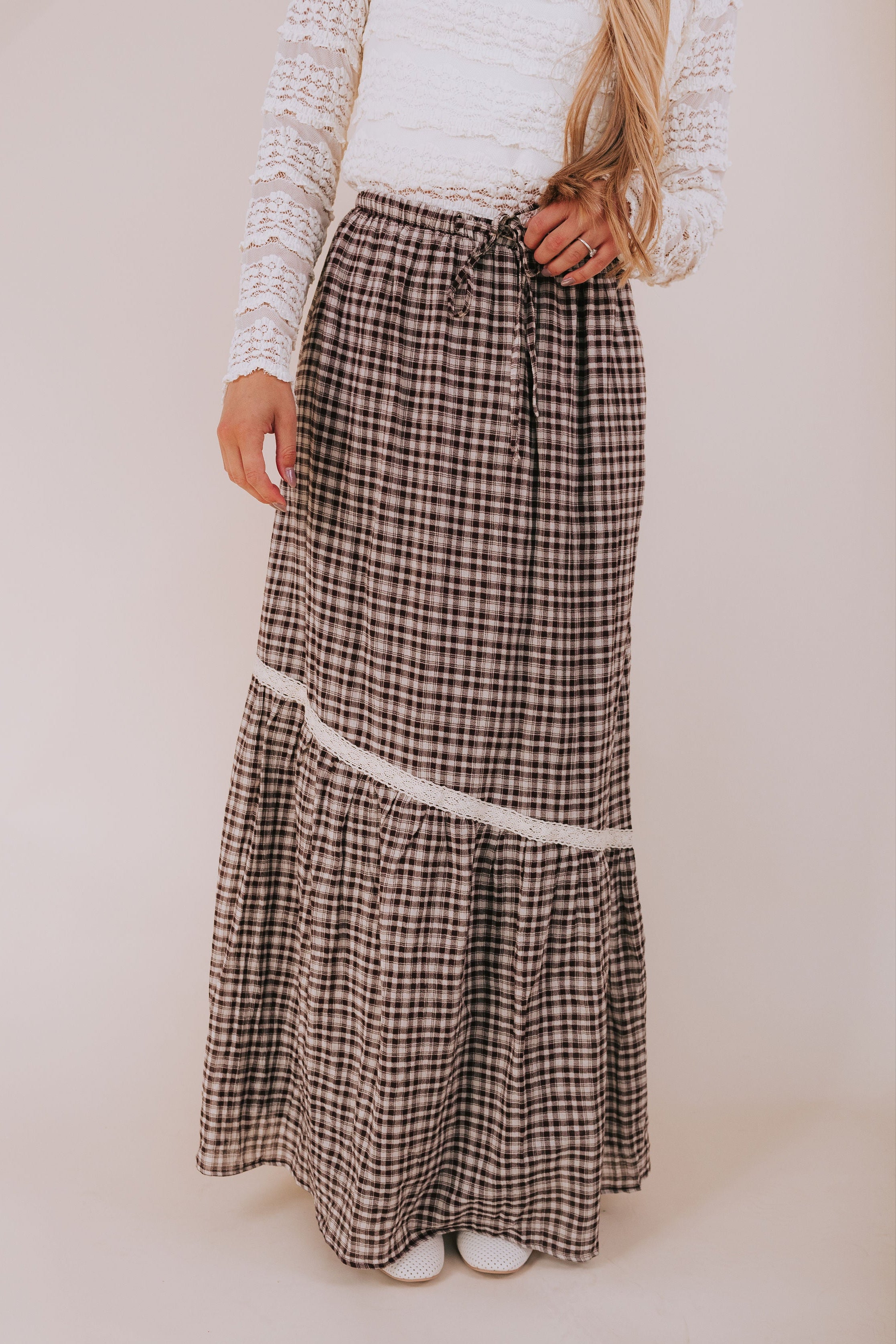 String Me Along Skirt