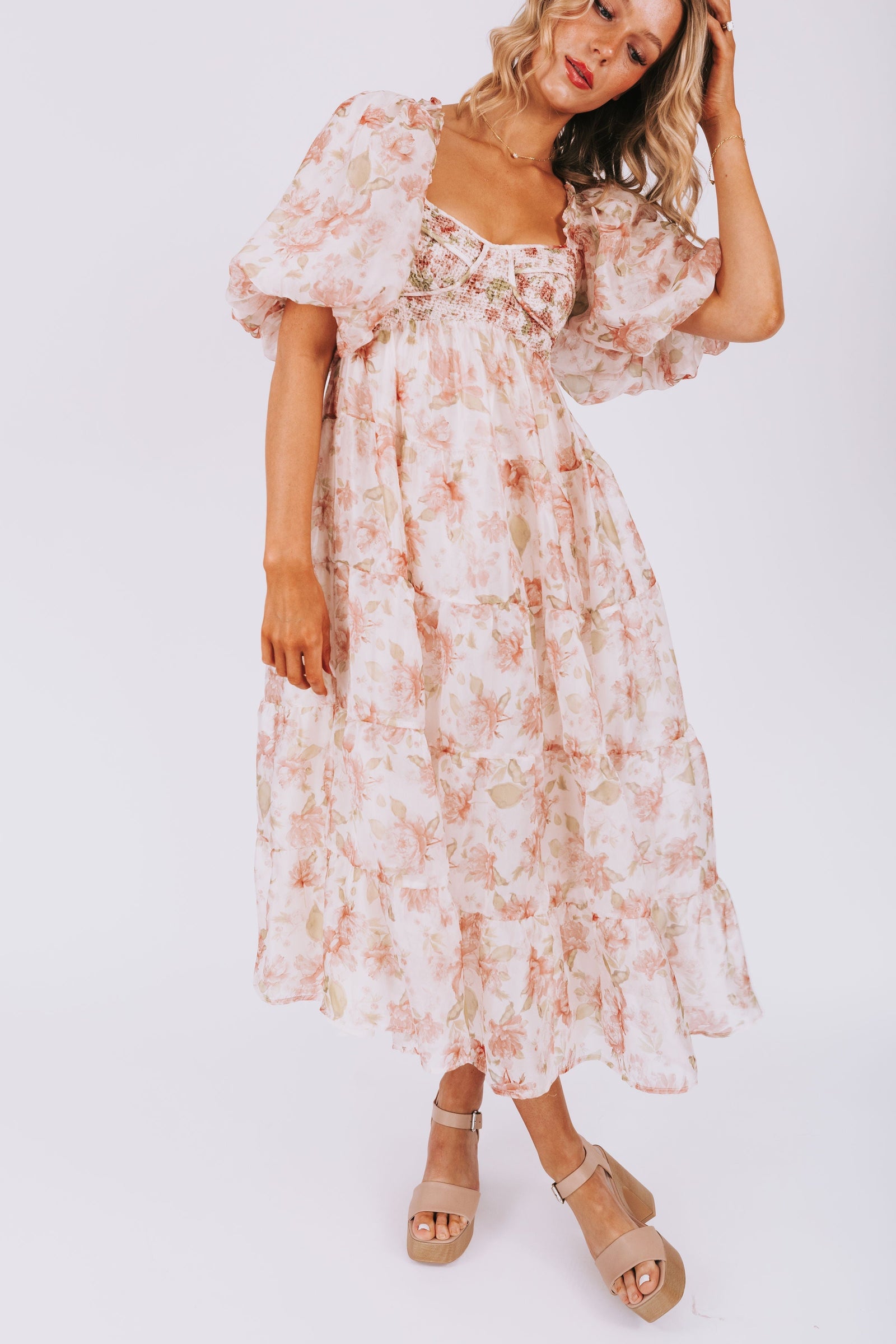 bring the romance midi dress EXCLUSIVE