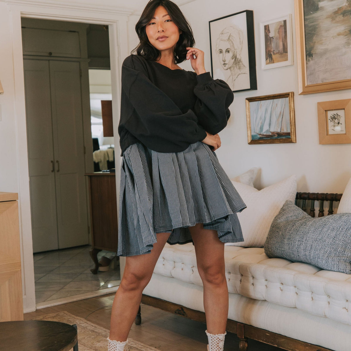free people eleanor dress Free People Eleanor Sweatshirt Dress In Rhododendron