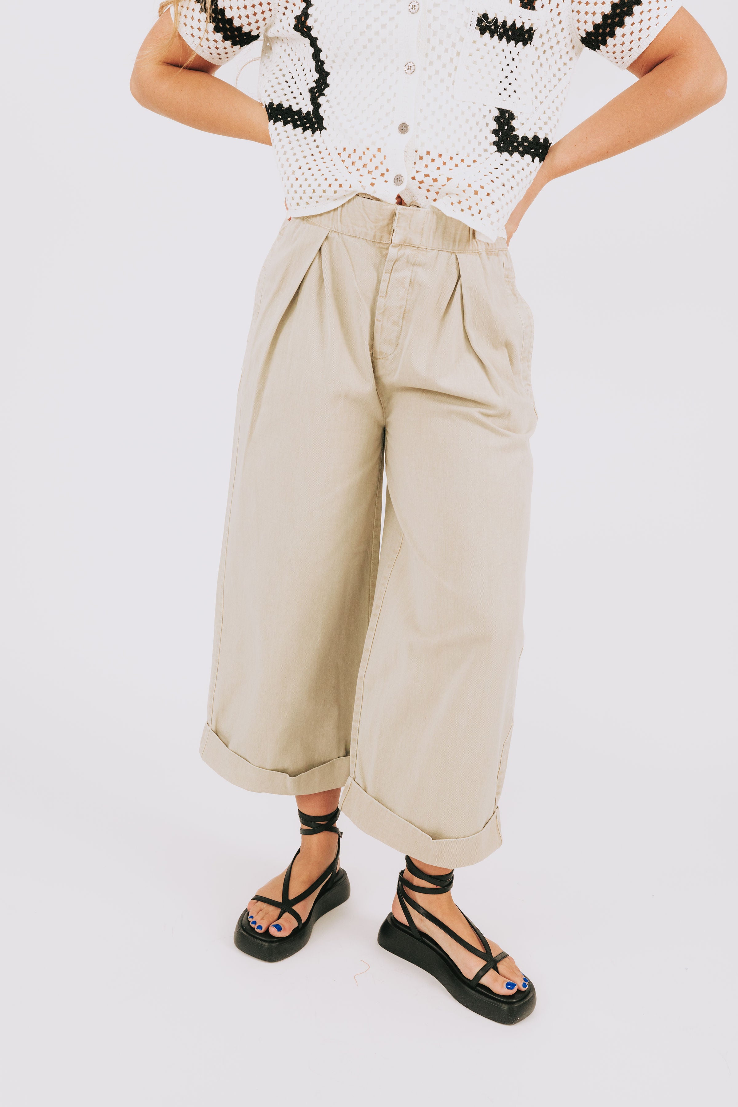 FREE PEOPLE - After Love Cuff Pant