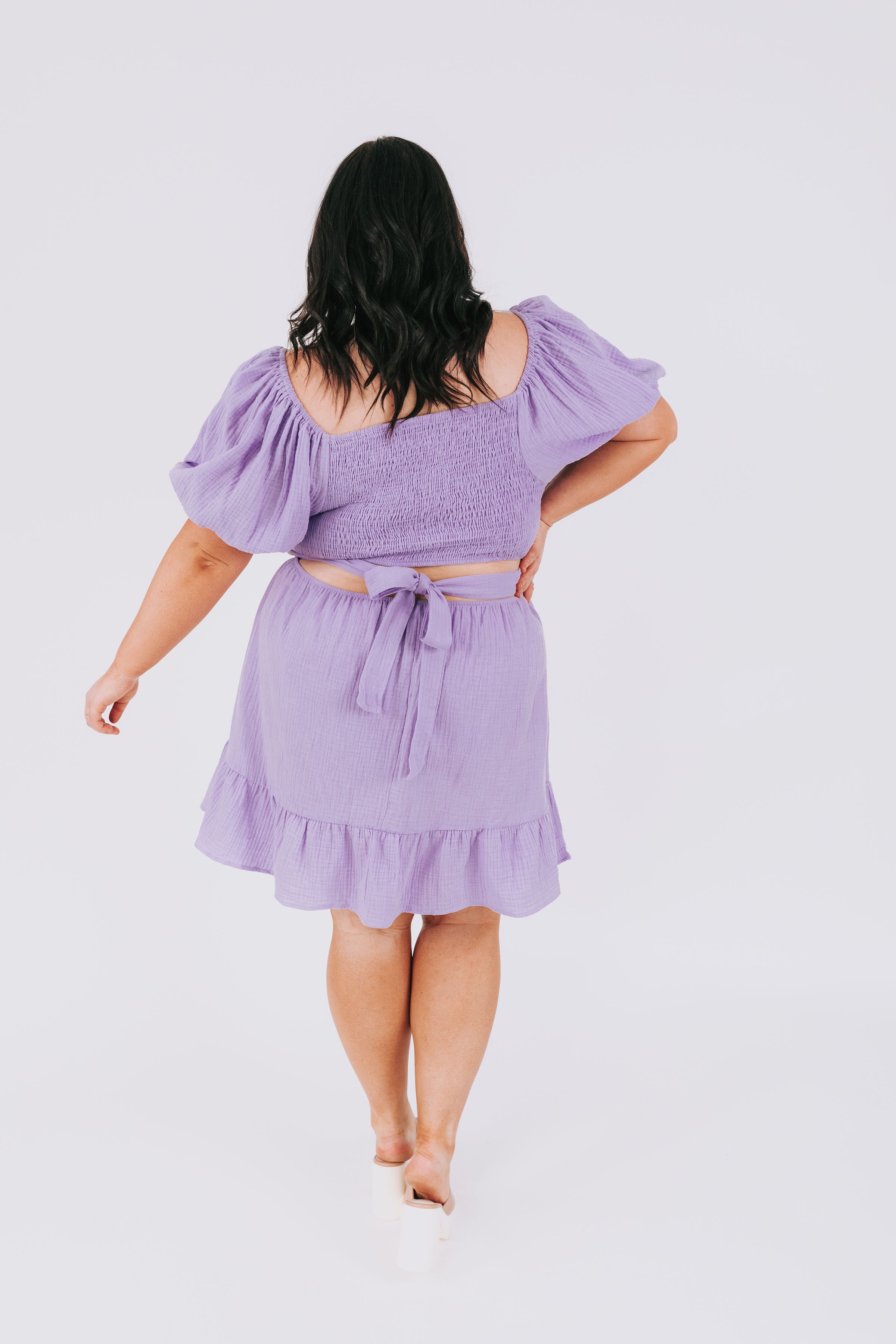 PLUS SIZE - Purple Rain Dress
