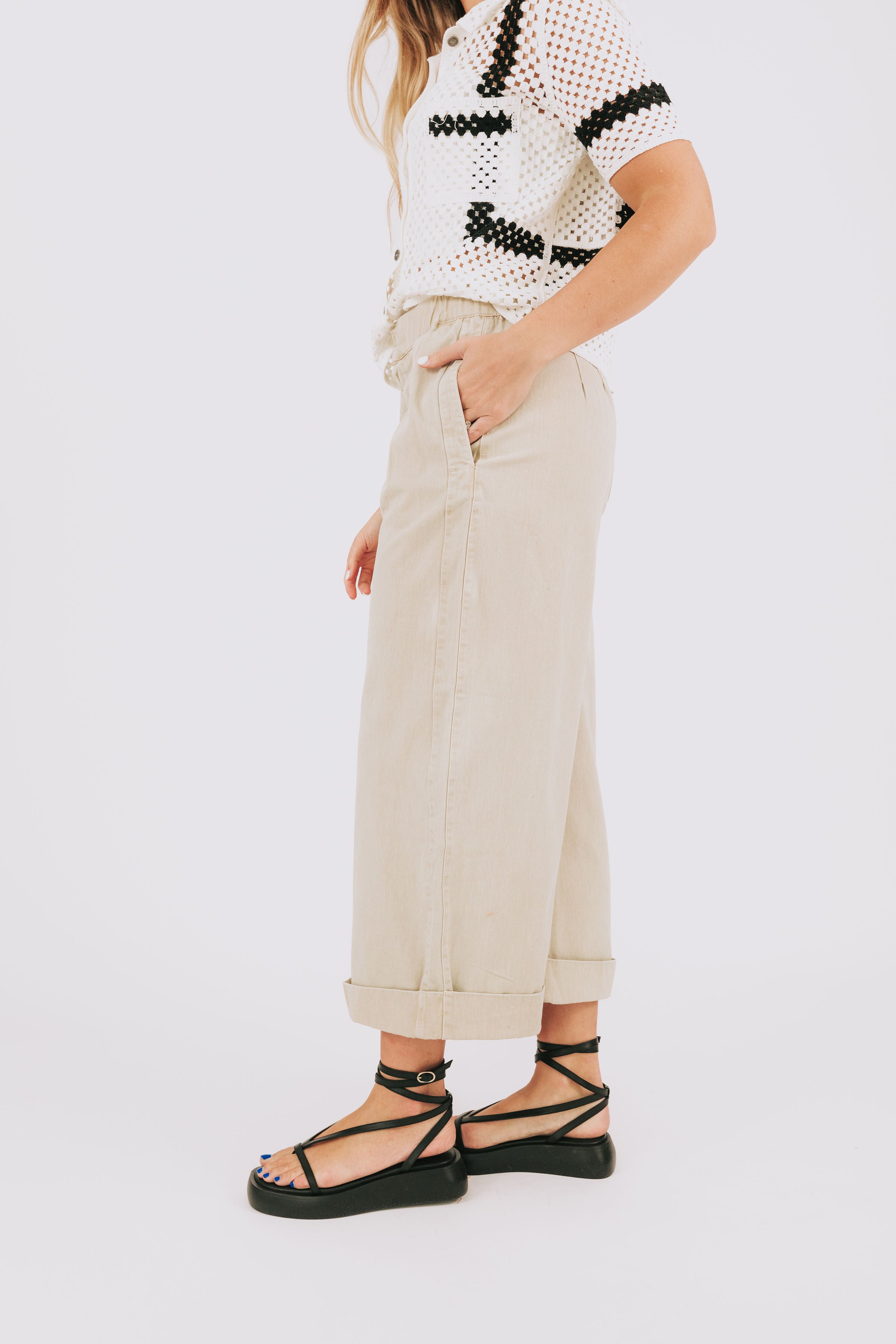 FREE PEOPLE - After Love Cuff Pant