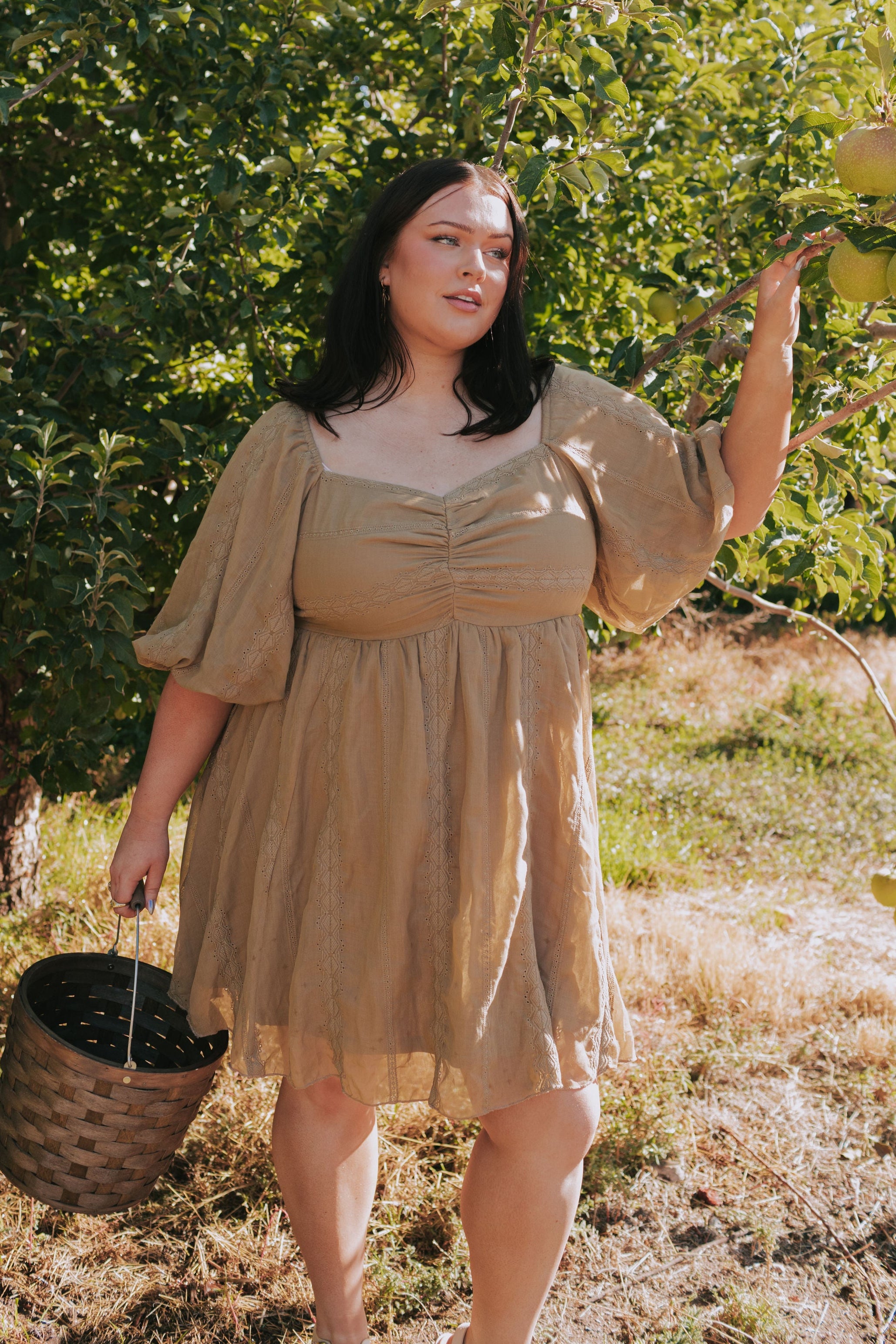 PLUS SIZE - My Little Olive Dress