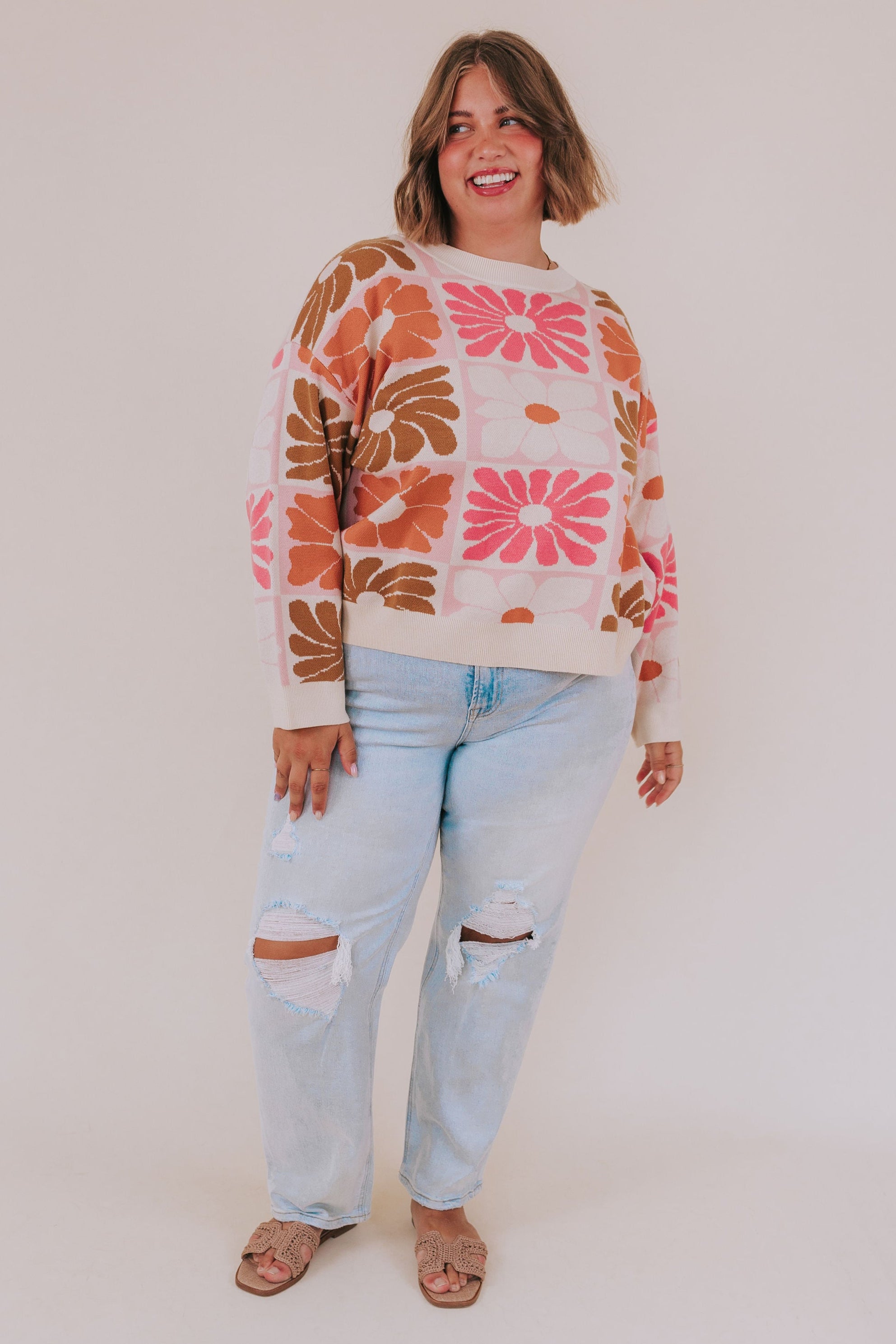 PLUS SIZE - Here For You Sweater