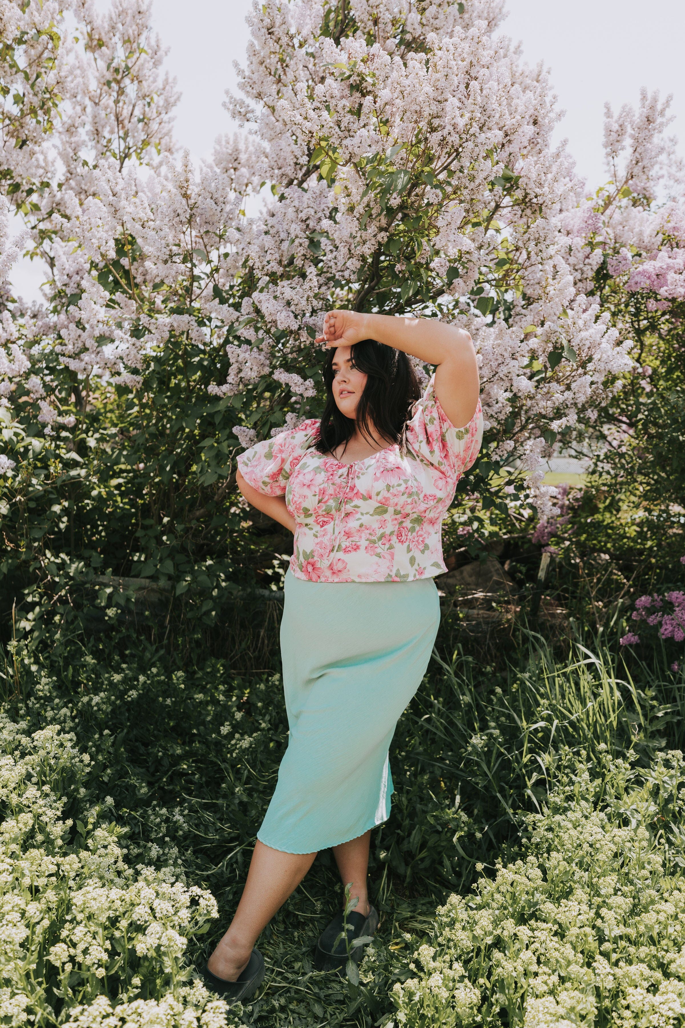 PLUS SIZE - Moth To A Flame Skirt